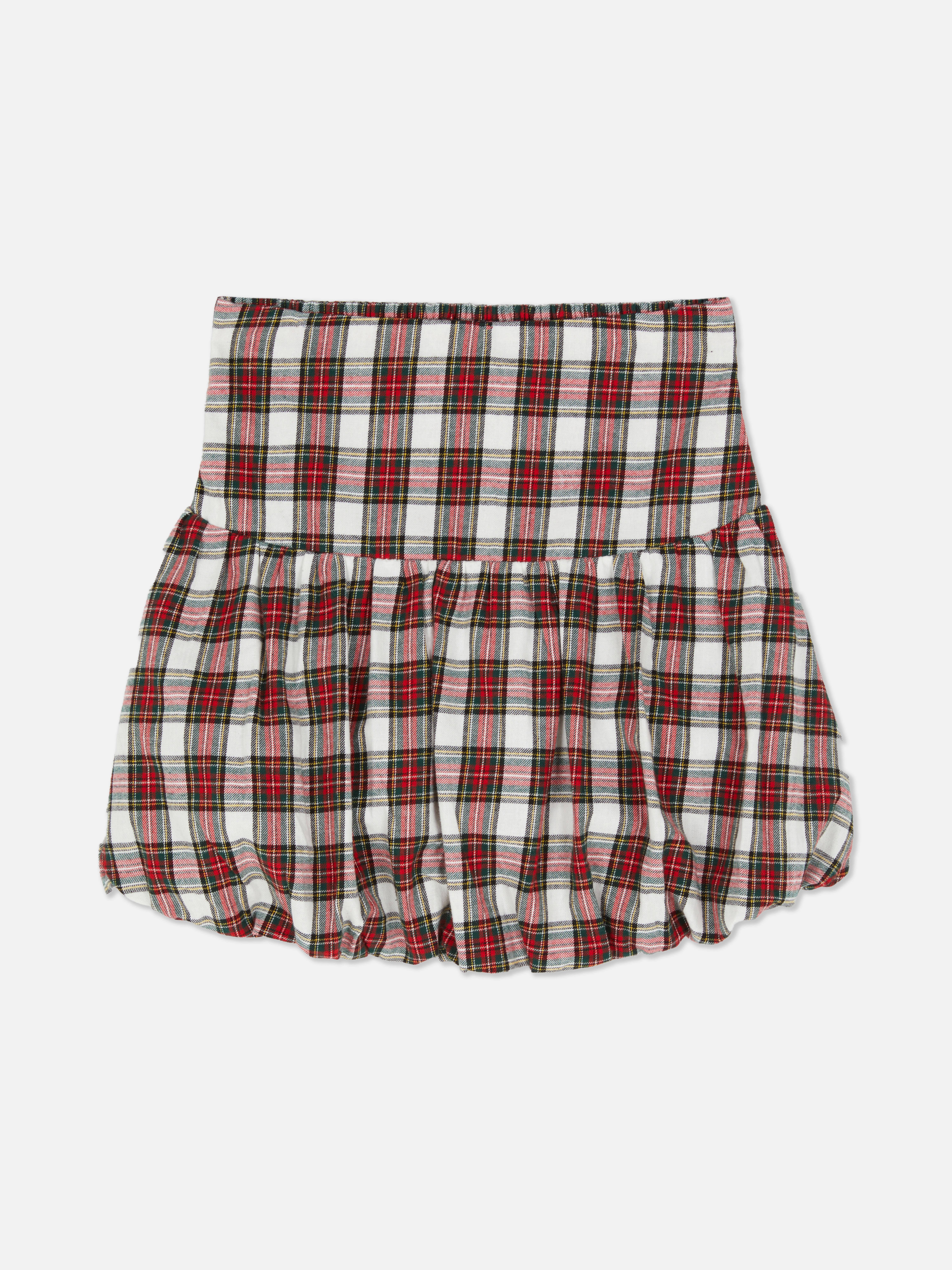 7-15yrs | Tartan Check Bubble Skirt