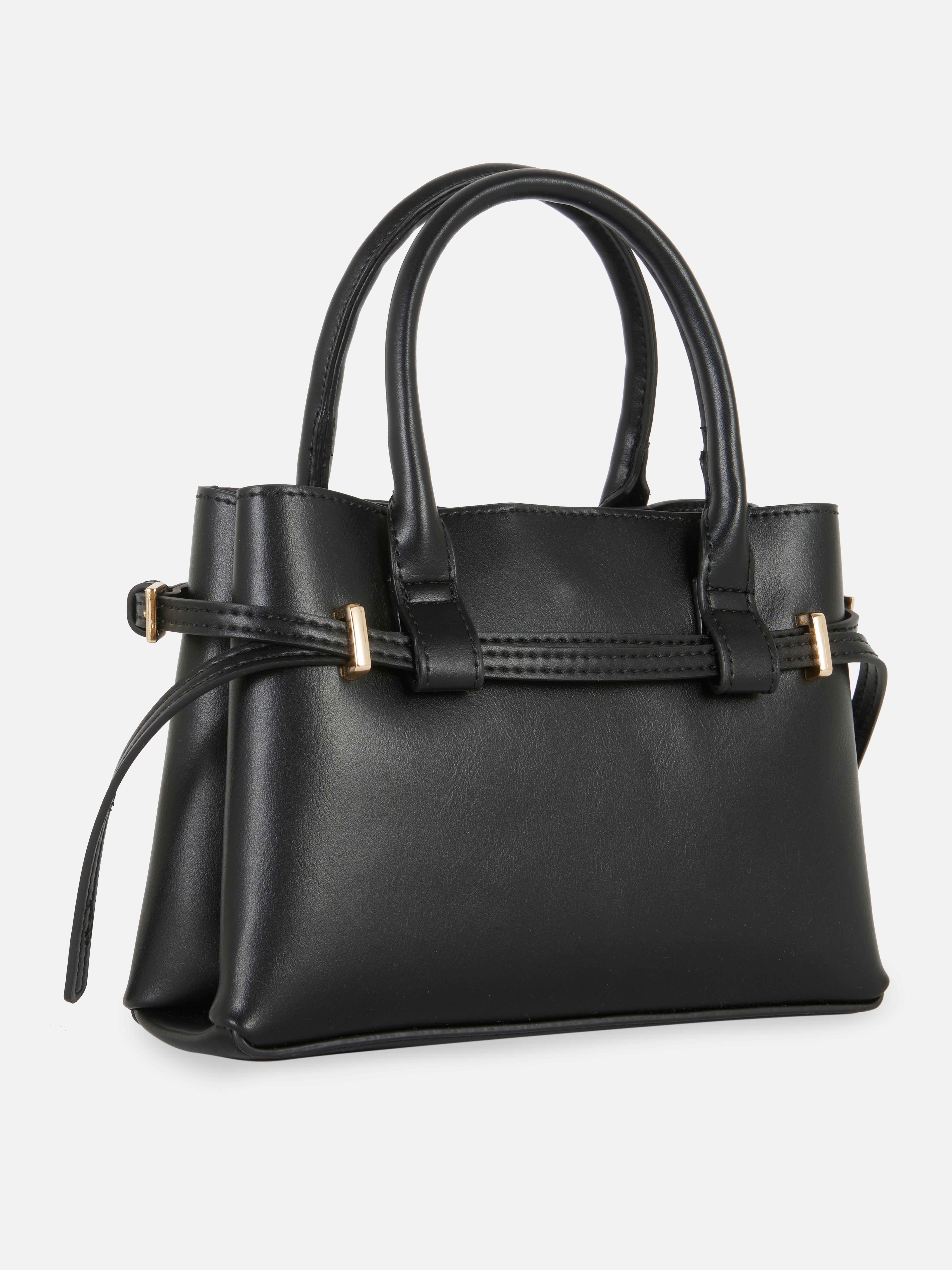 Belt Detail Tote Bag