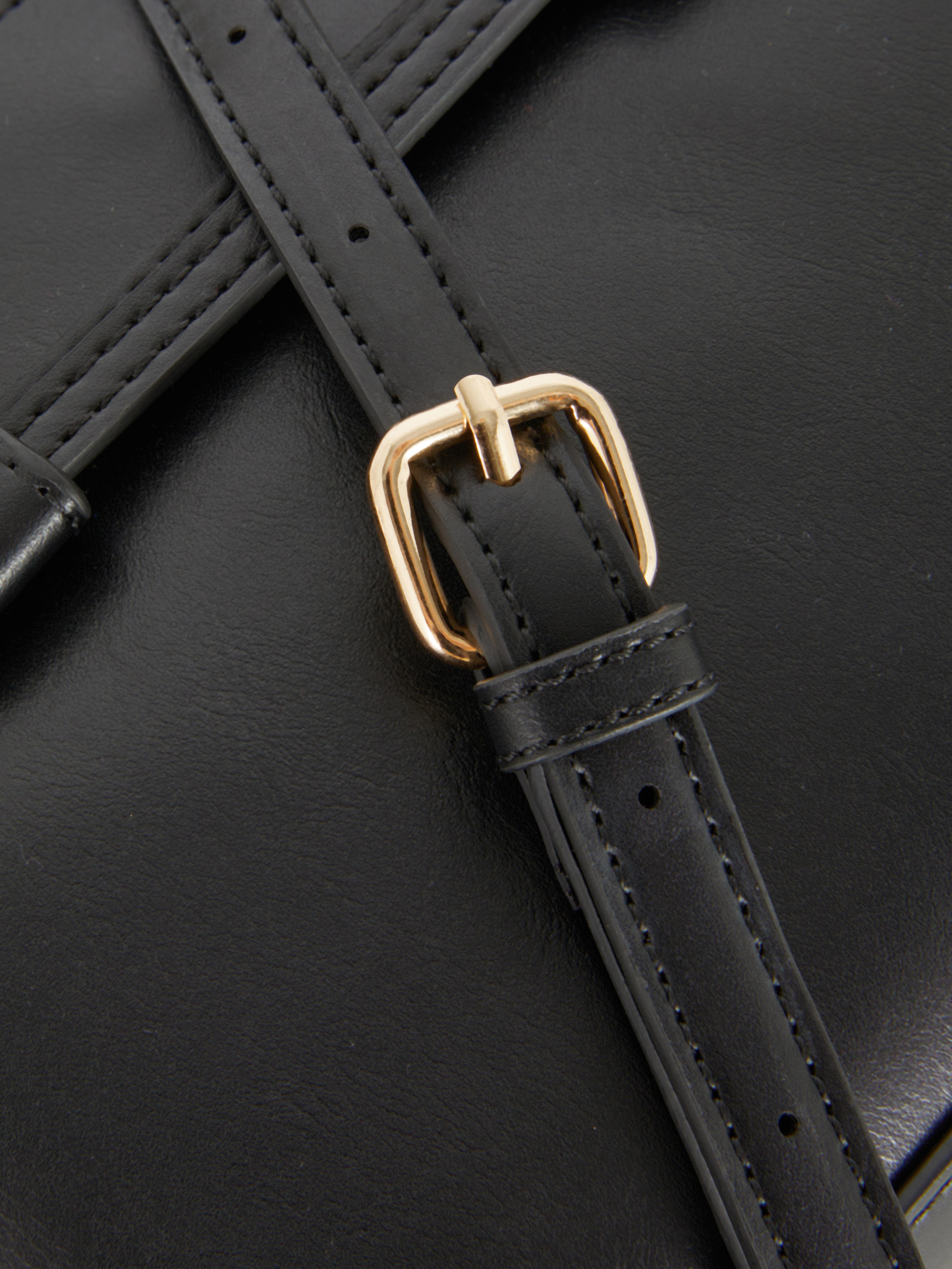 Belt Detail Tote Bag