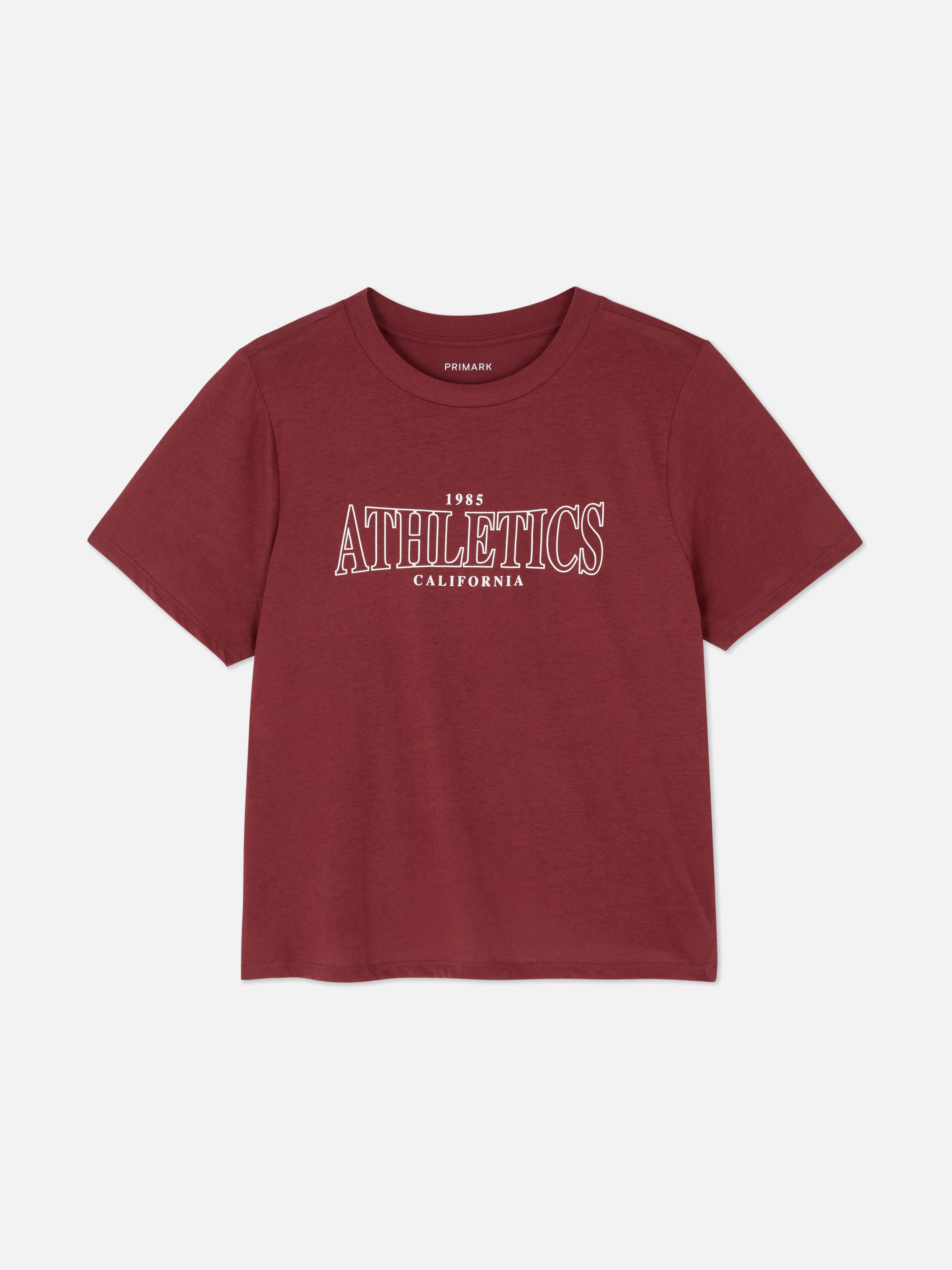 T-shirt à manches courtes et motif en coton
