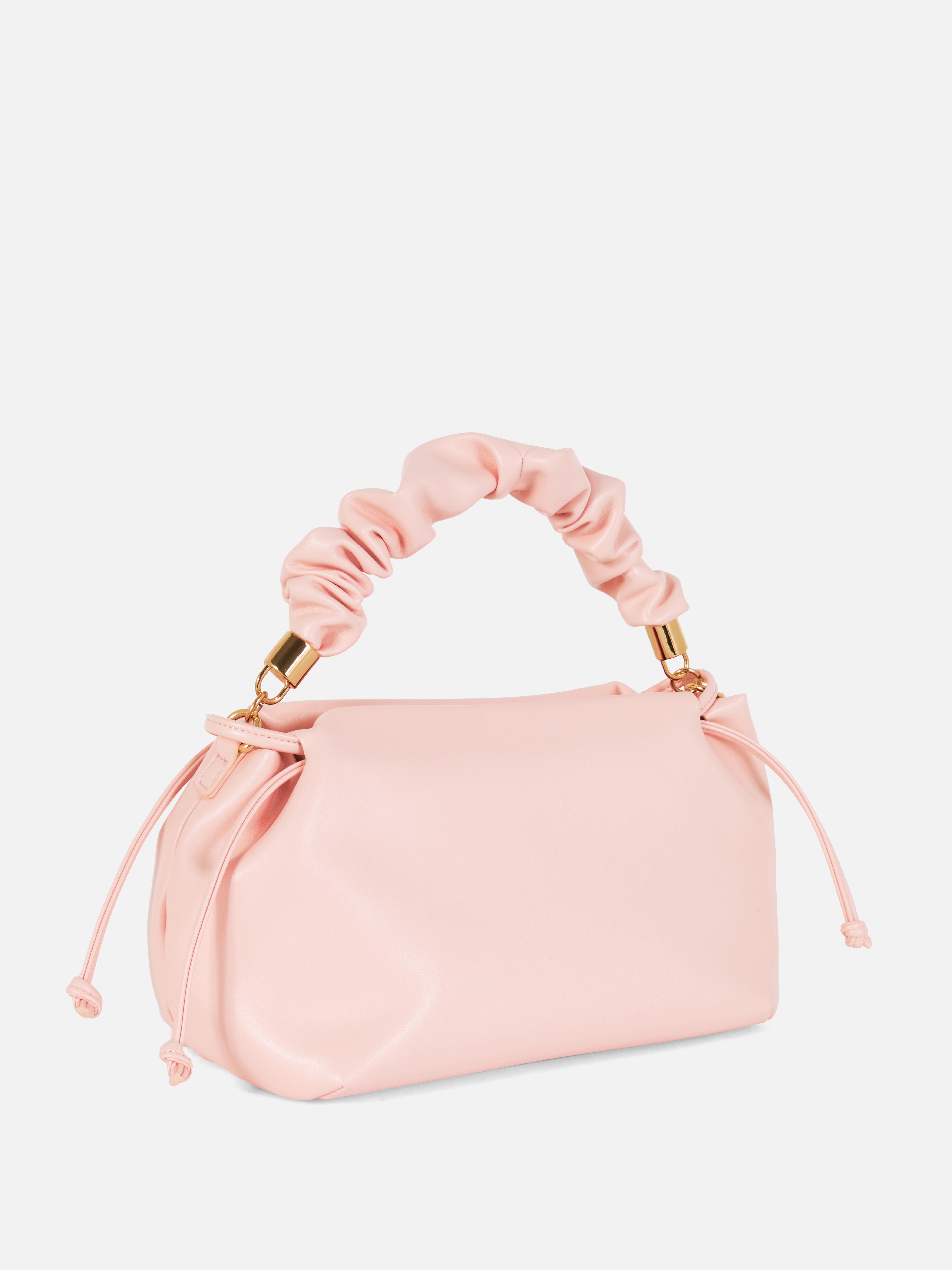 Tas met handgreep en ruches