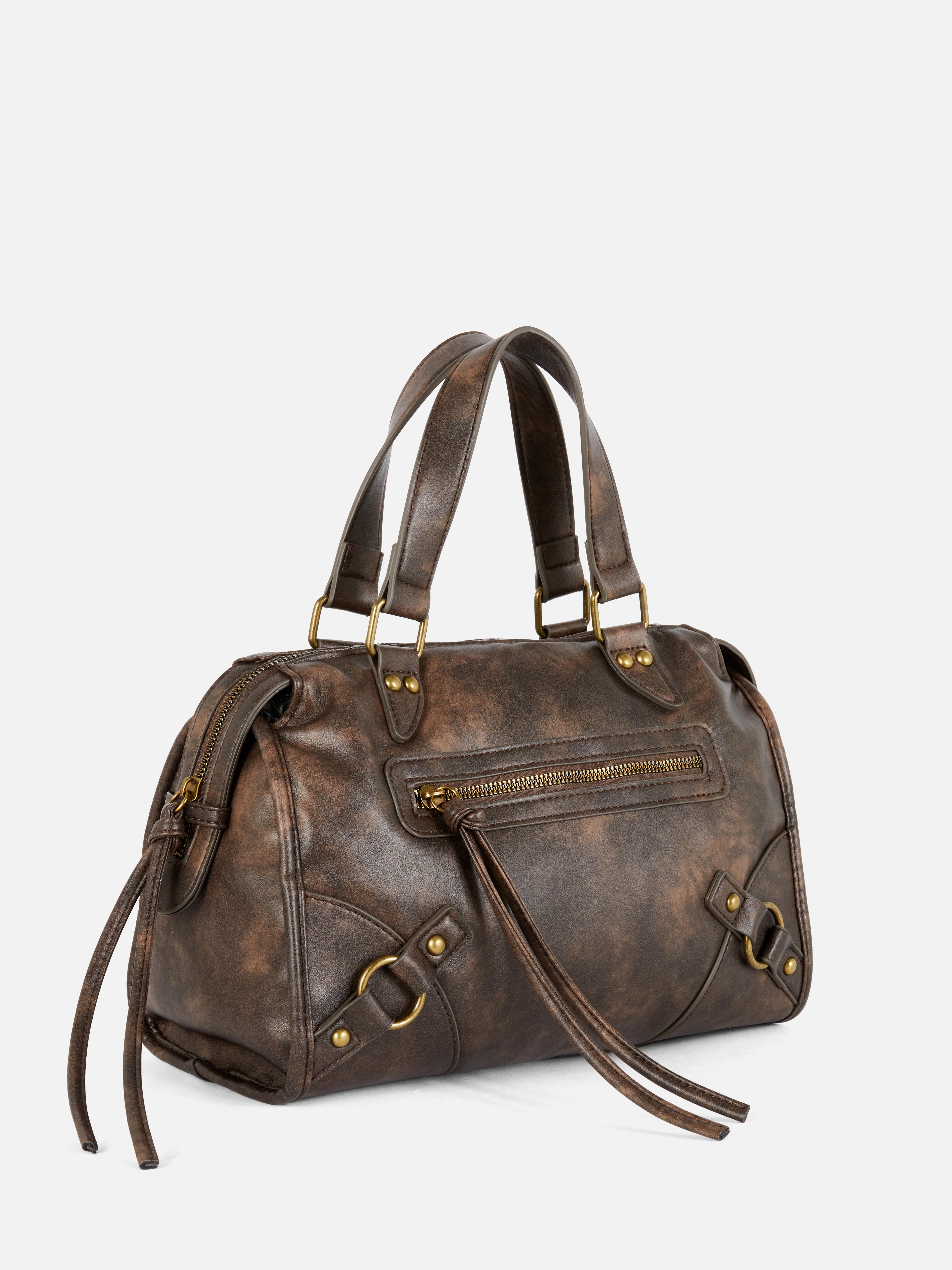 Mala tote midi desgastada