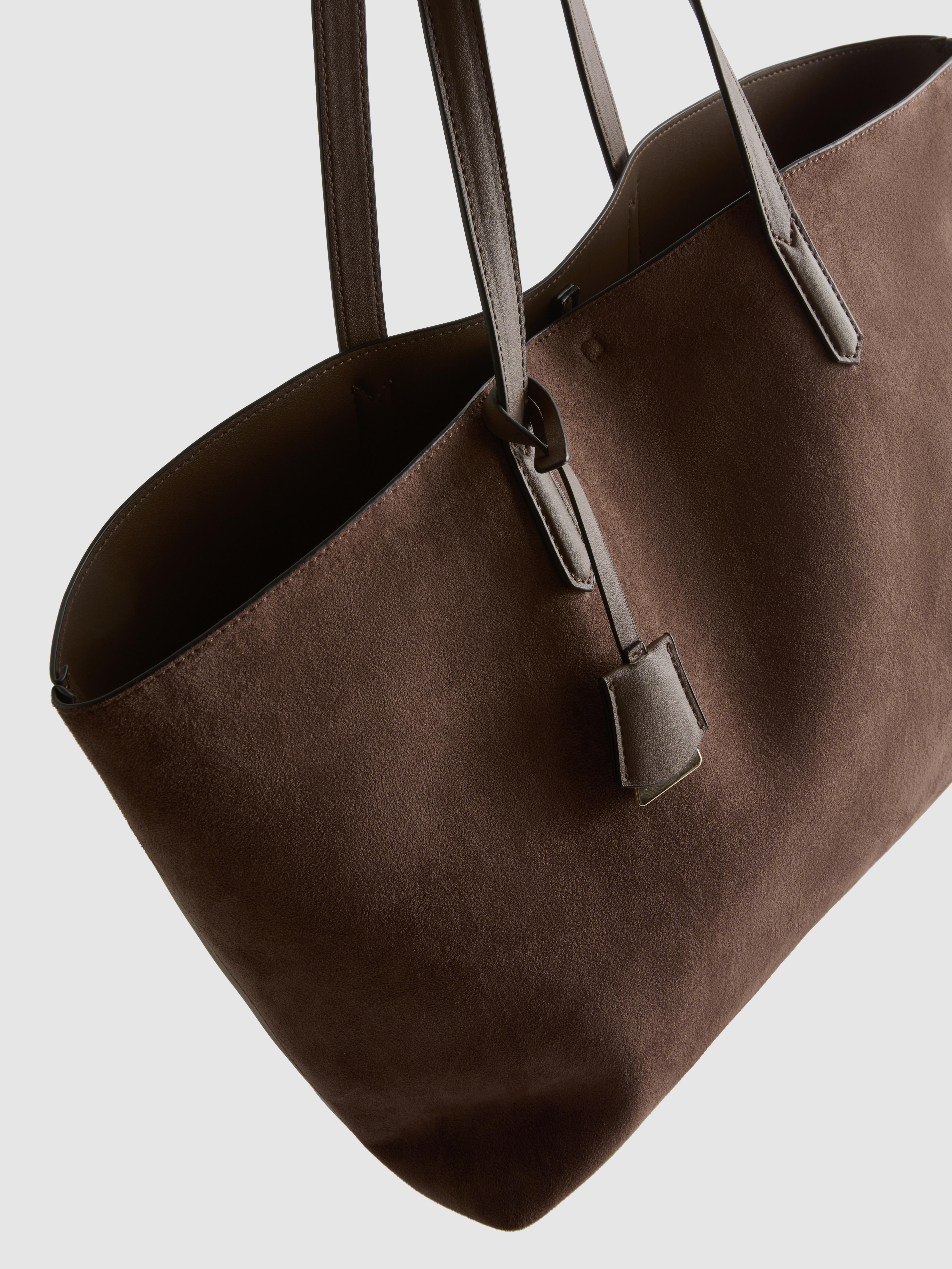 Shopper van PU-suède