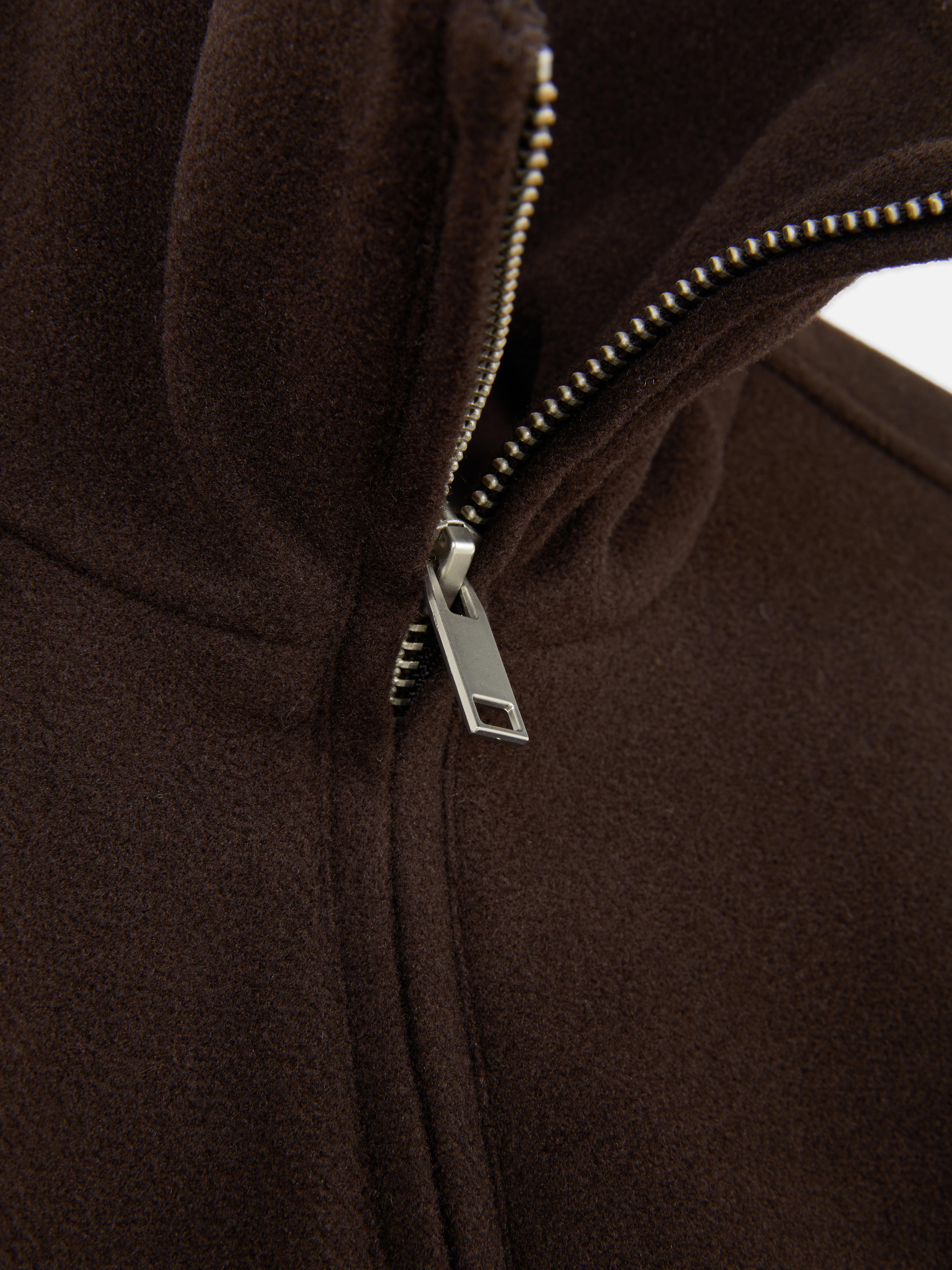 Relaxed Funnel Bomber Jacket