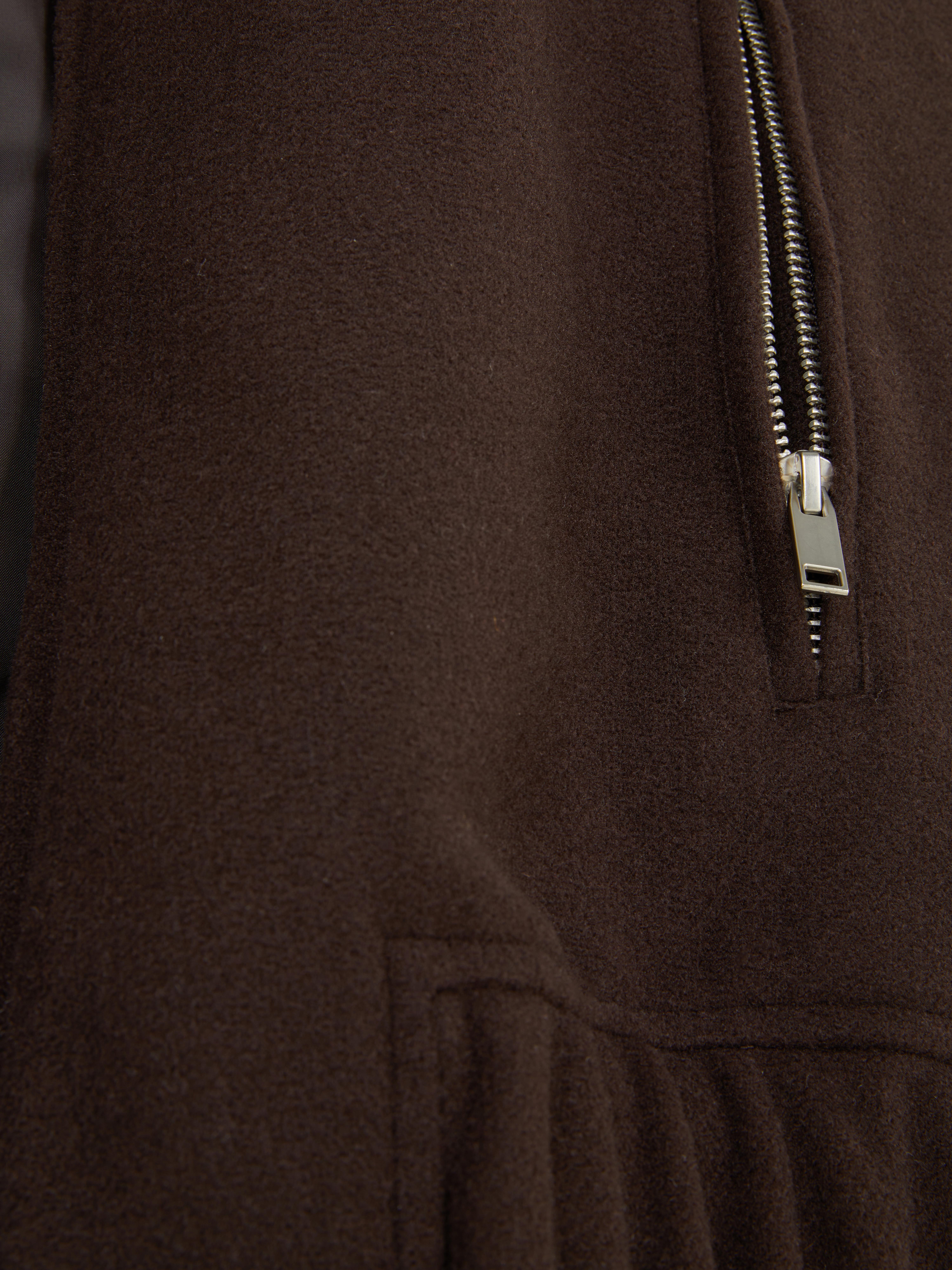 Relaxed Funnel Bomber Jacket