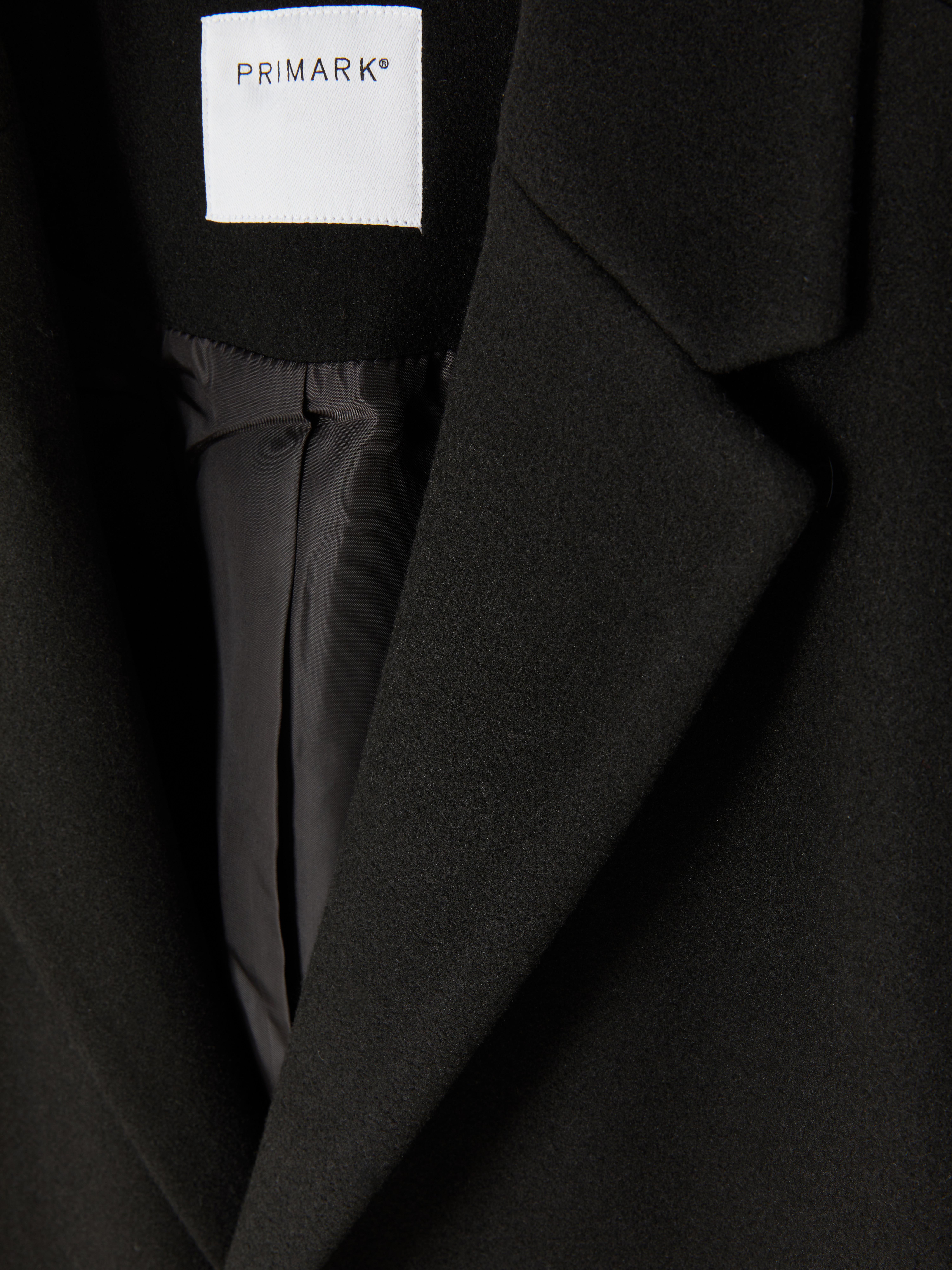 Oversized Mid-Length  Overcoat