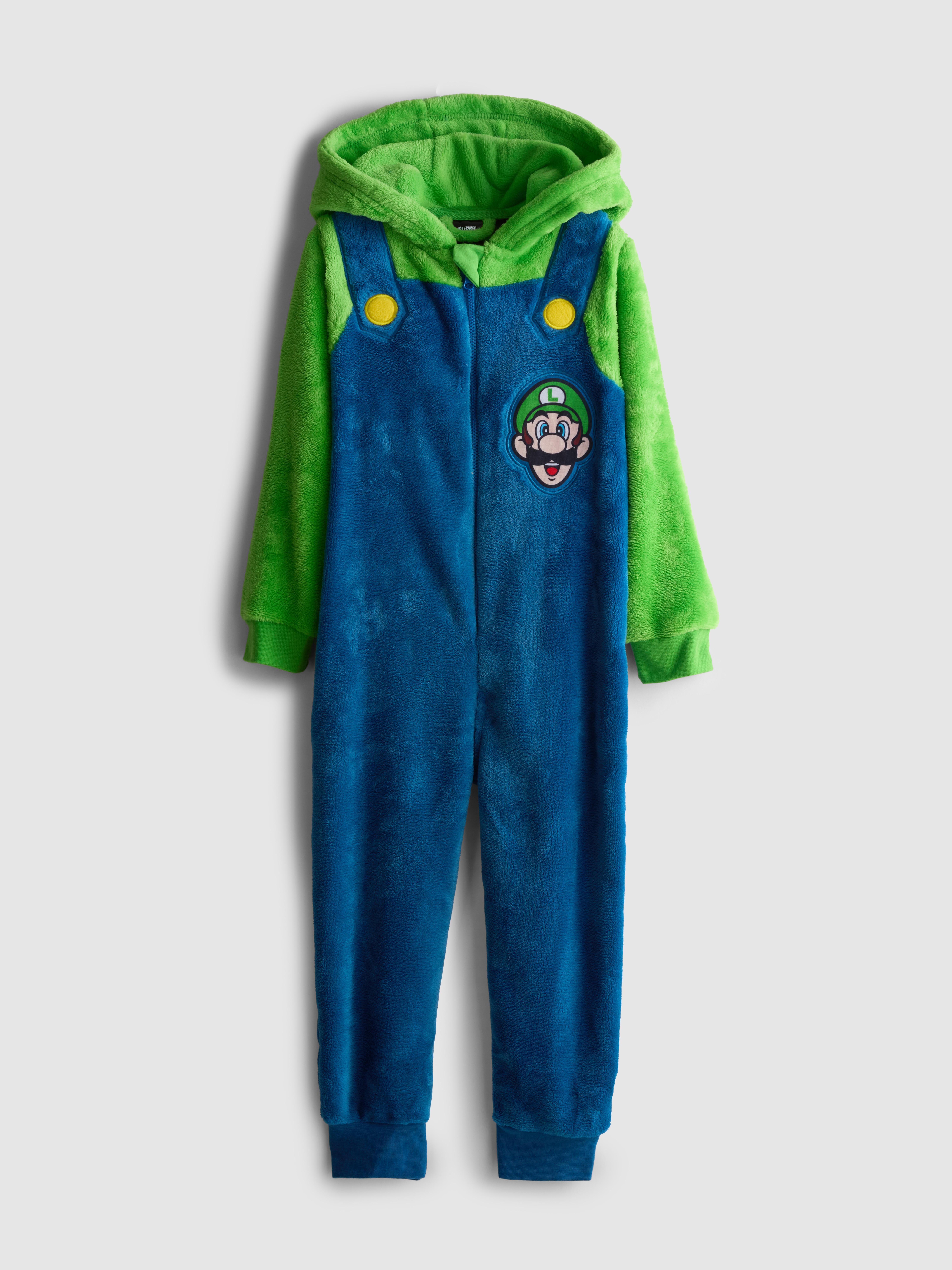 3-12yrs | Super Mario Bros. Luigi Onesie