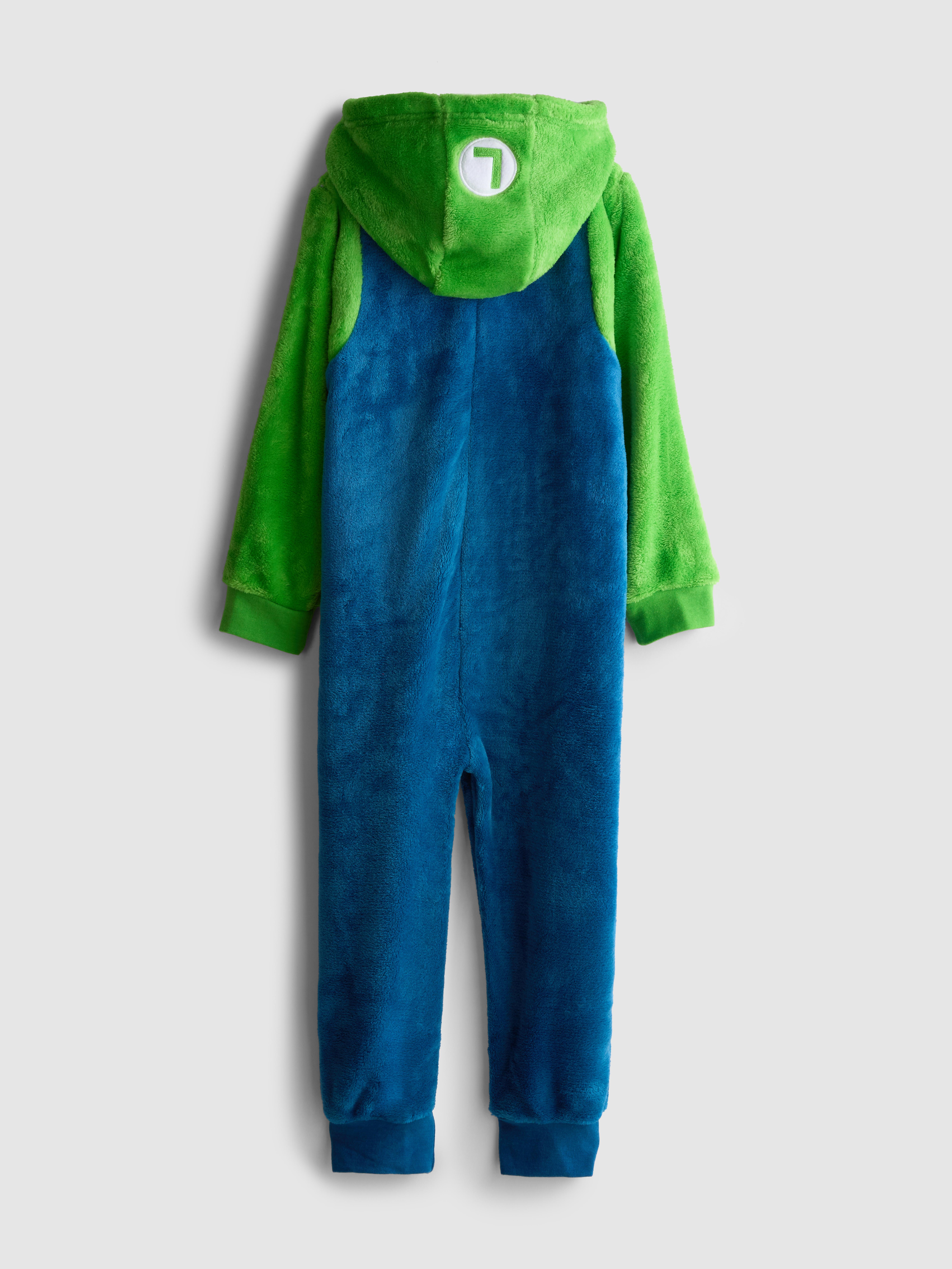 3-12yrs | Super Mario Bros. Luigi Onesie