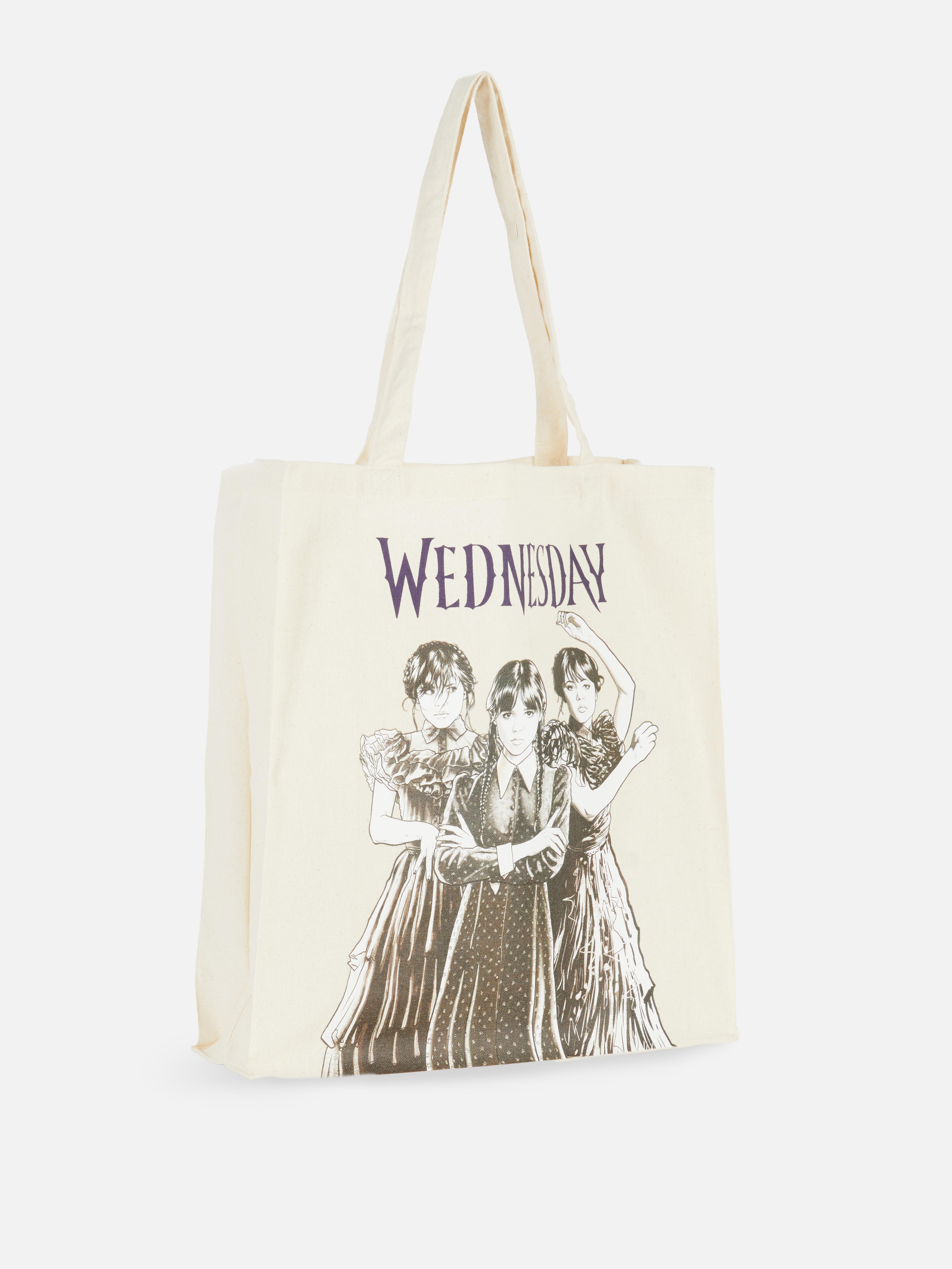 Bolso de lona de Miércoles Addams