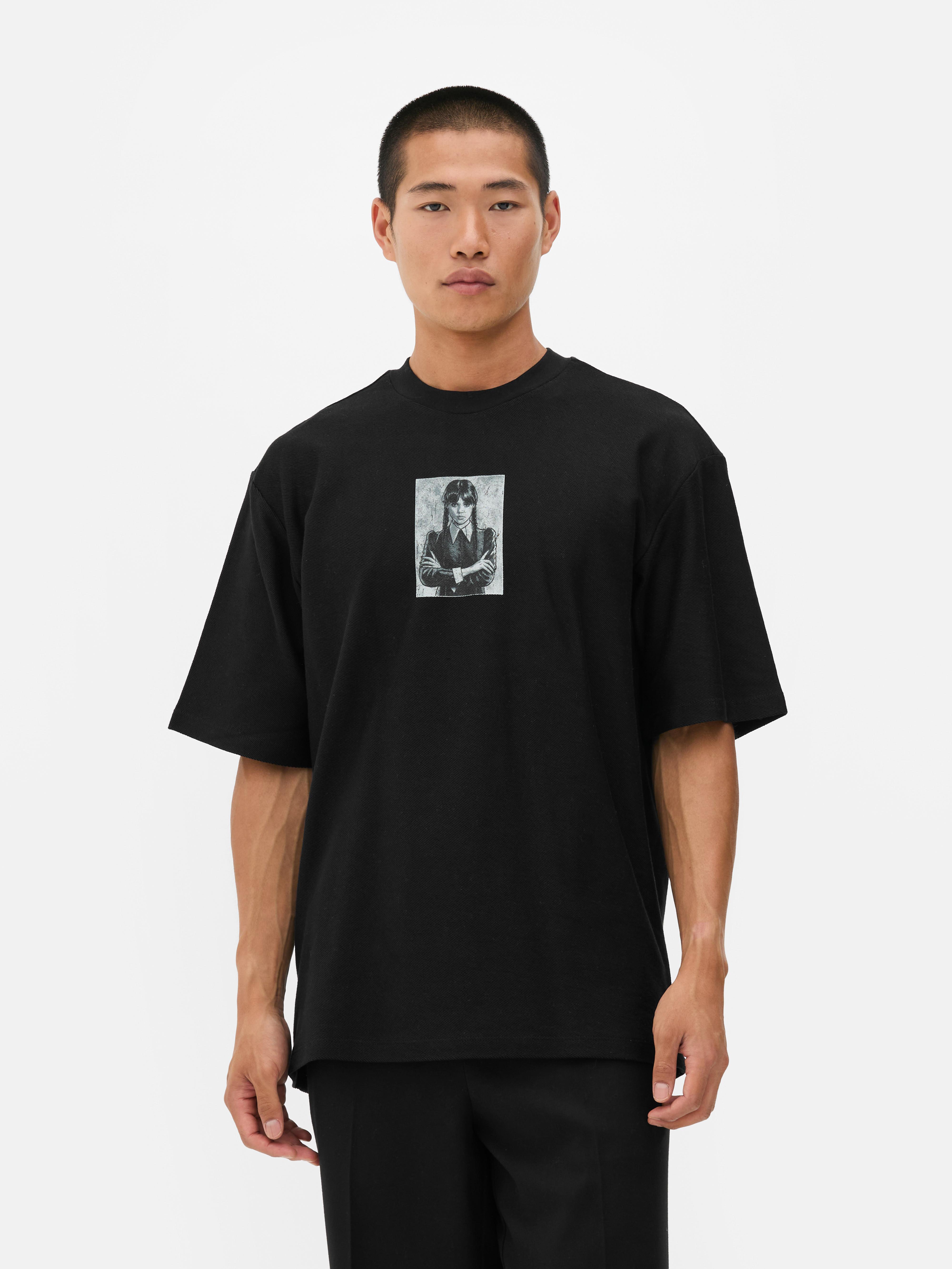 Wednesday Textured graphic T-Shirt