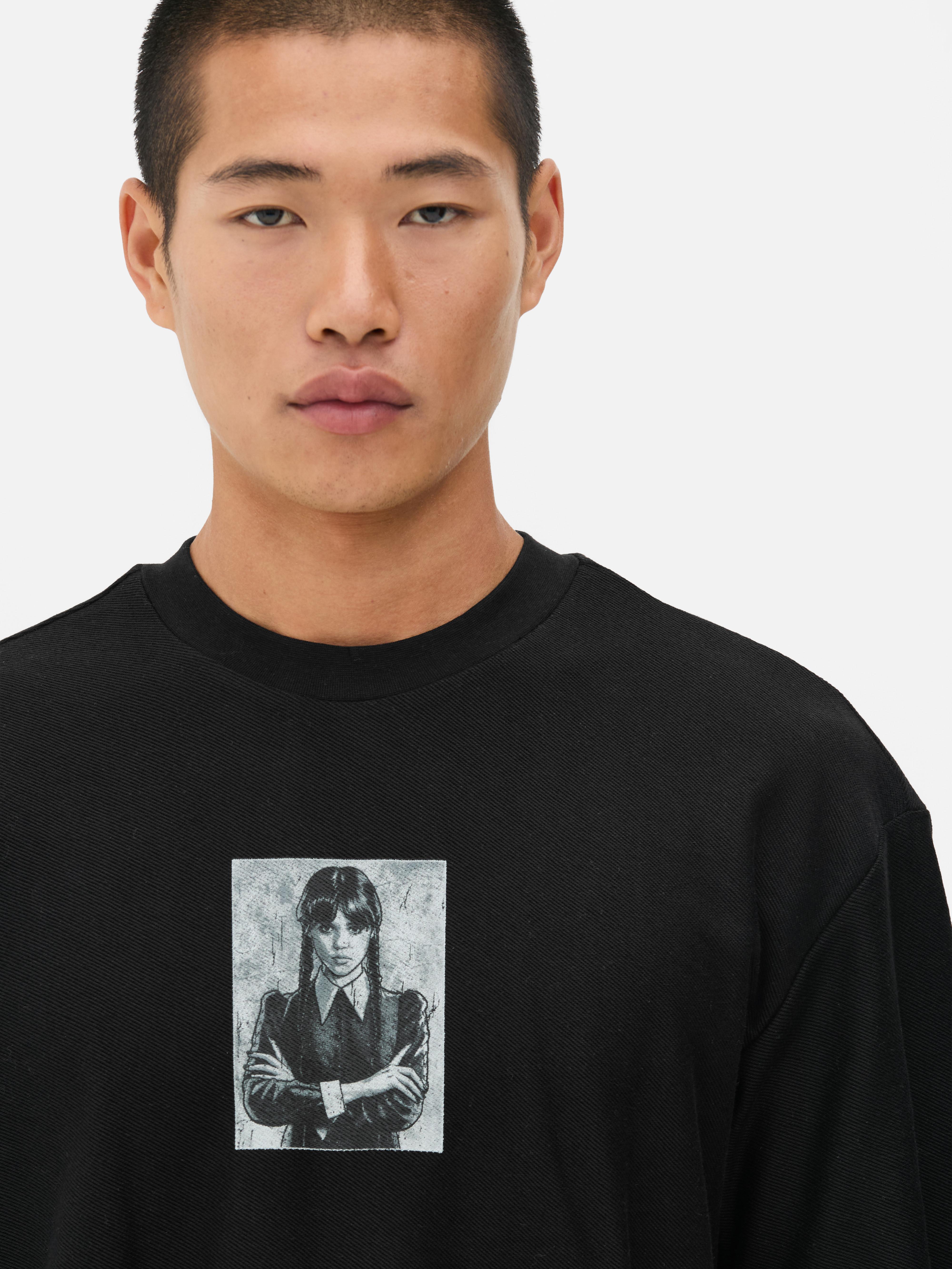 Wednesday Textured graphic T-Shirt