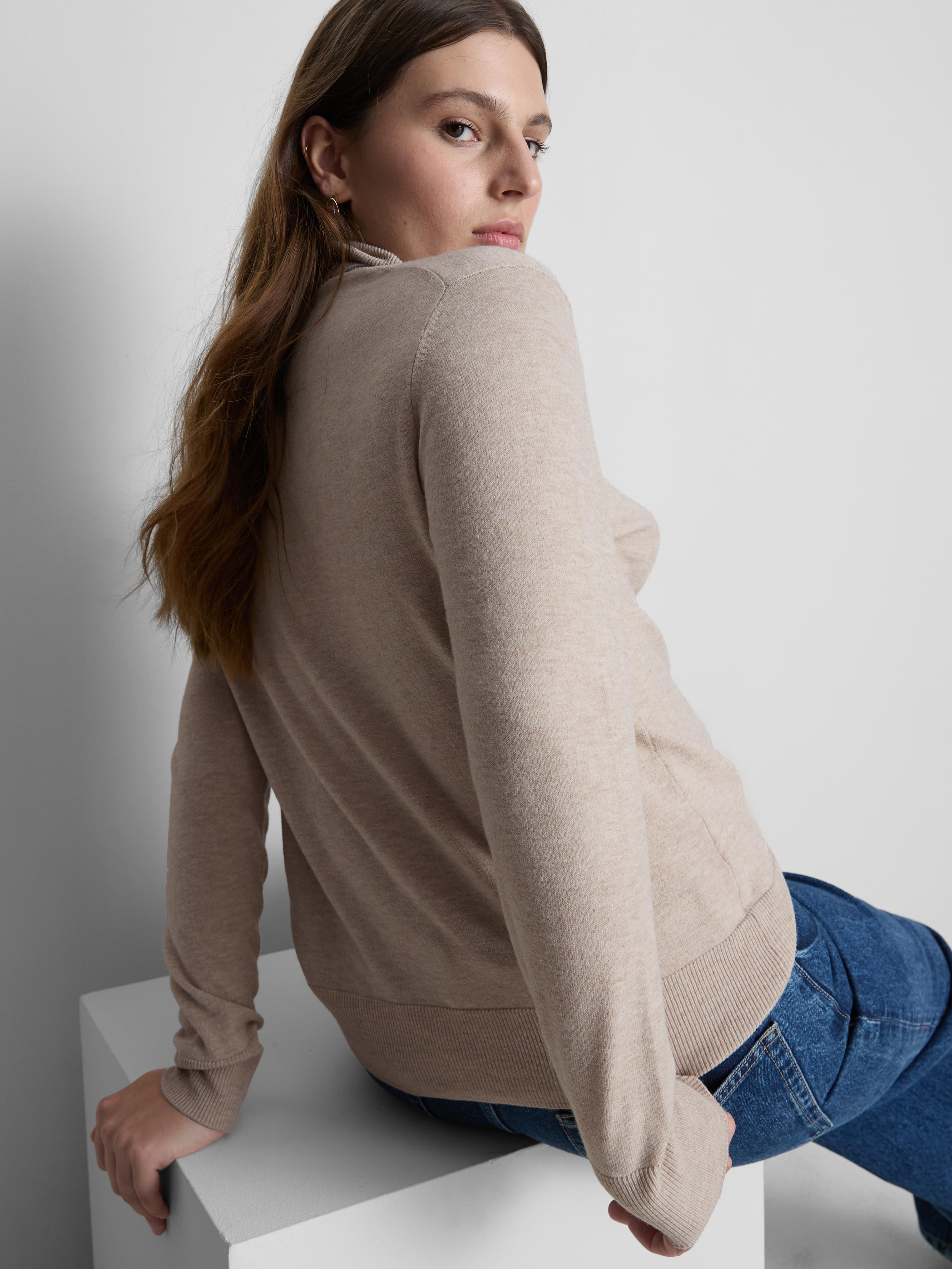 Pull doux à col roulé