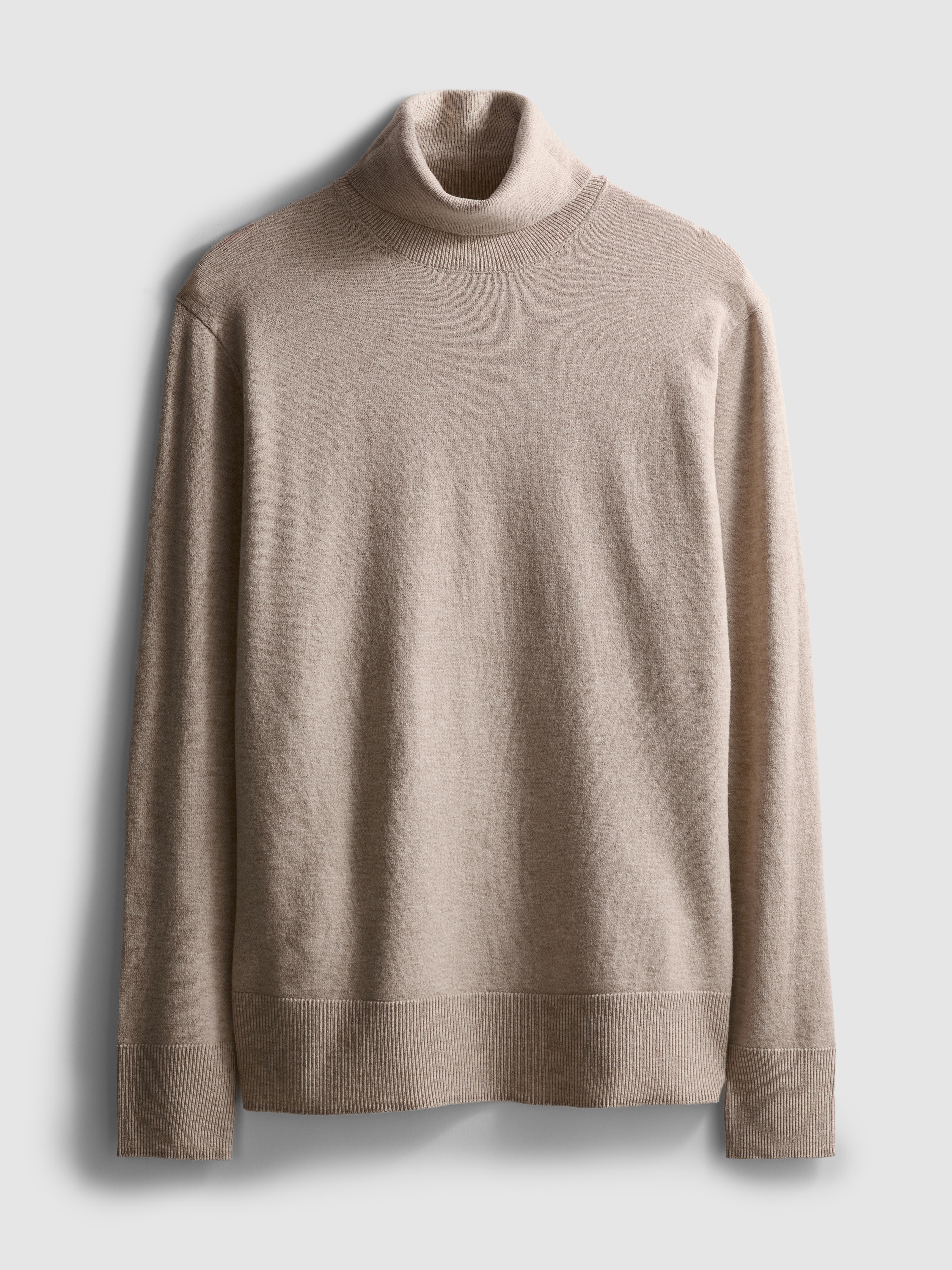 Pull doux à col roulé