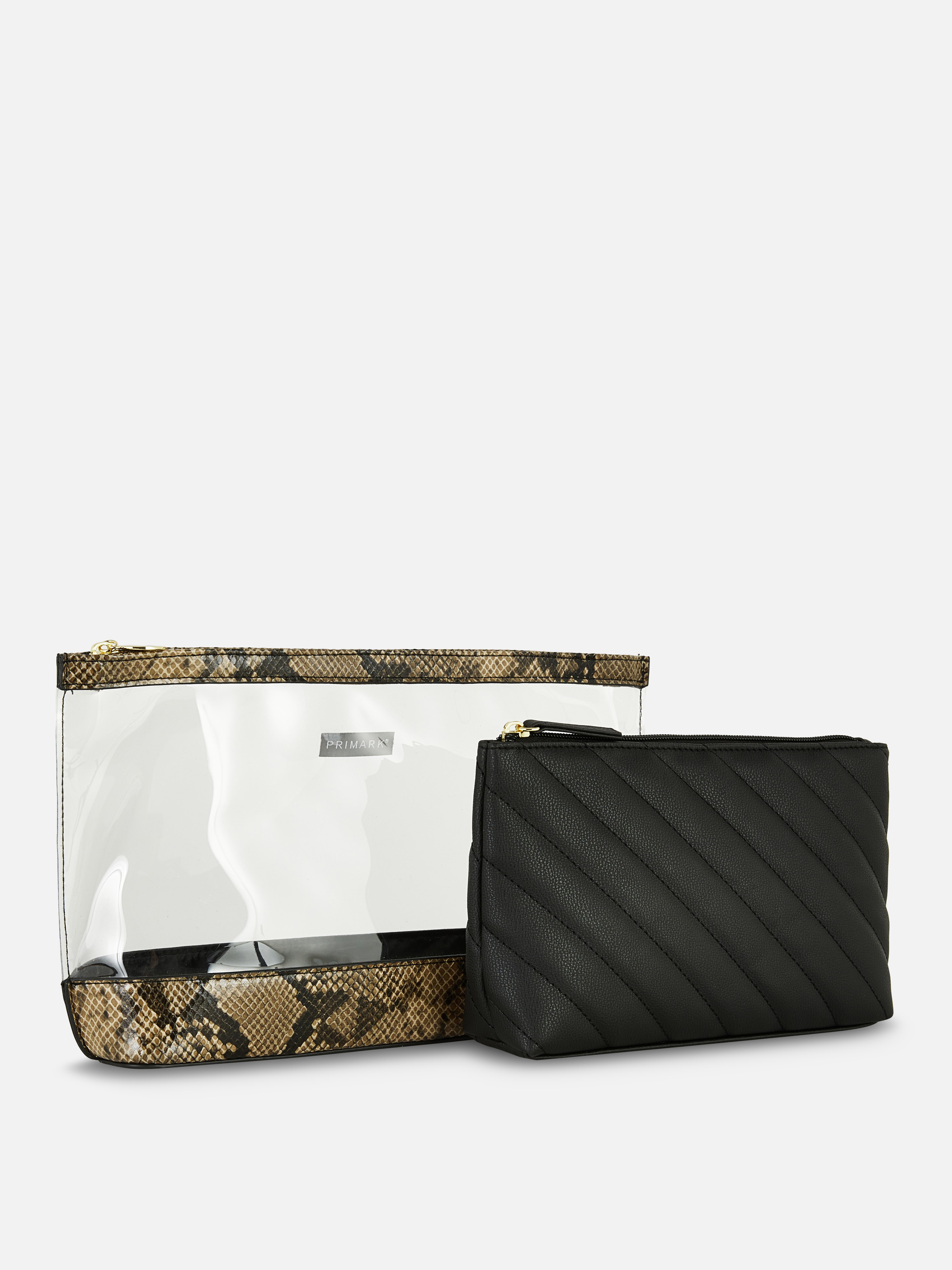 Waszak met print, set van 2