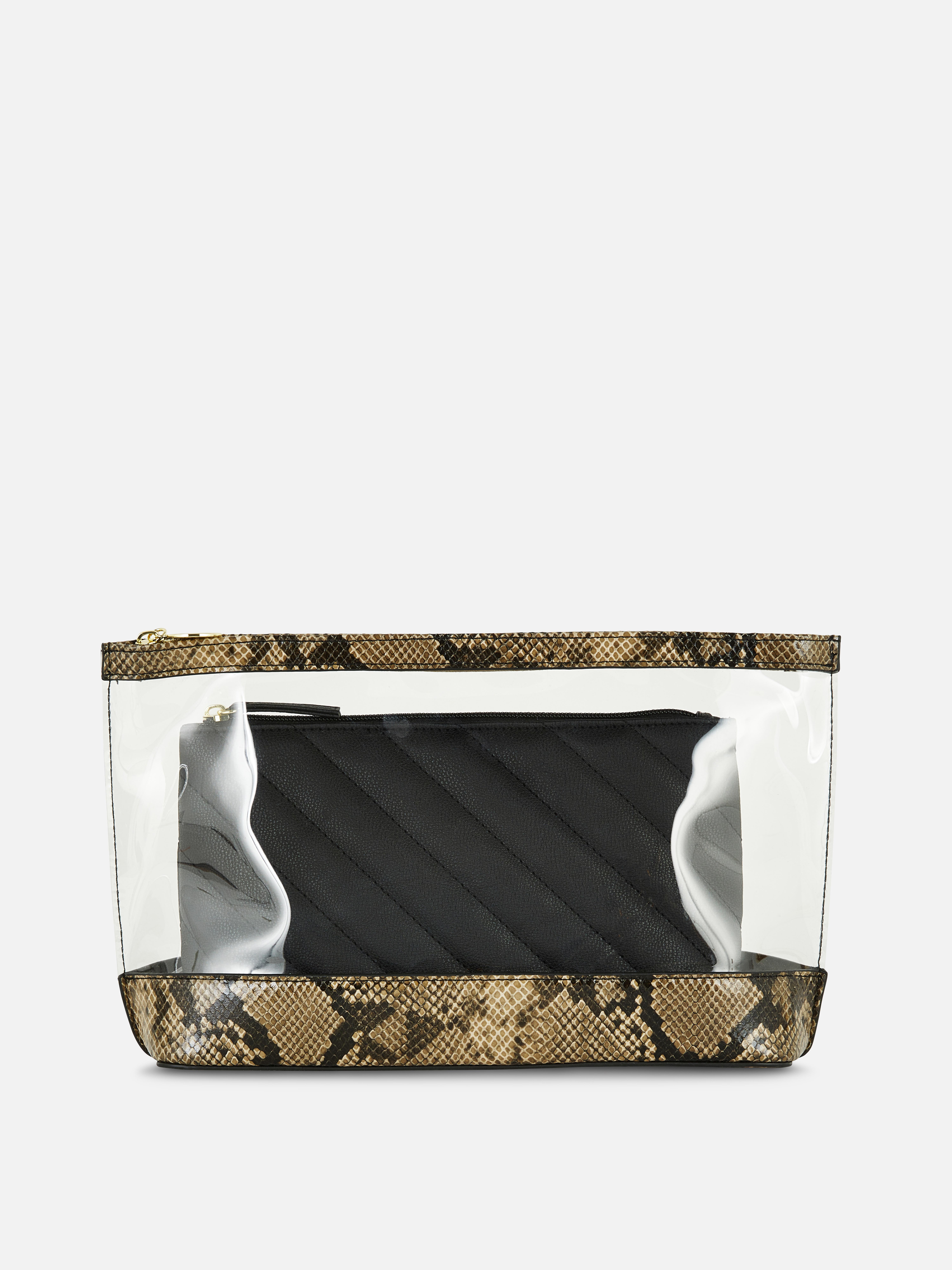 Waszak met print, set van 2