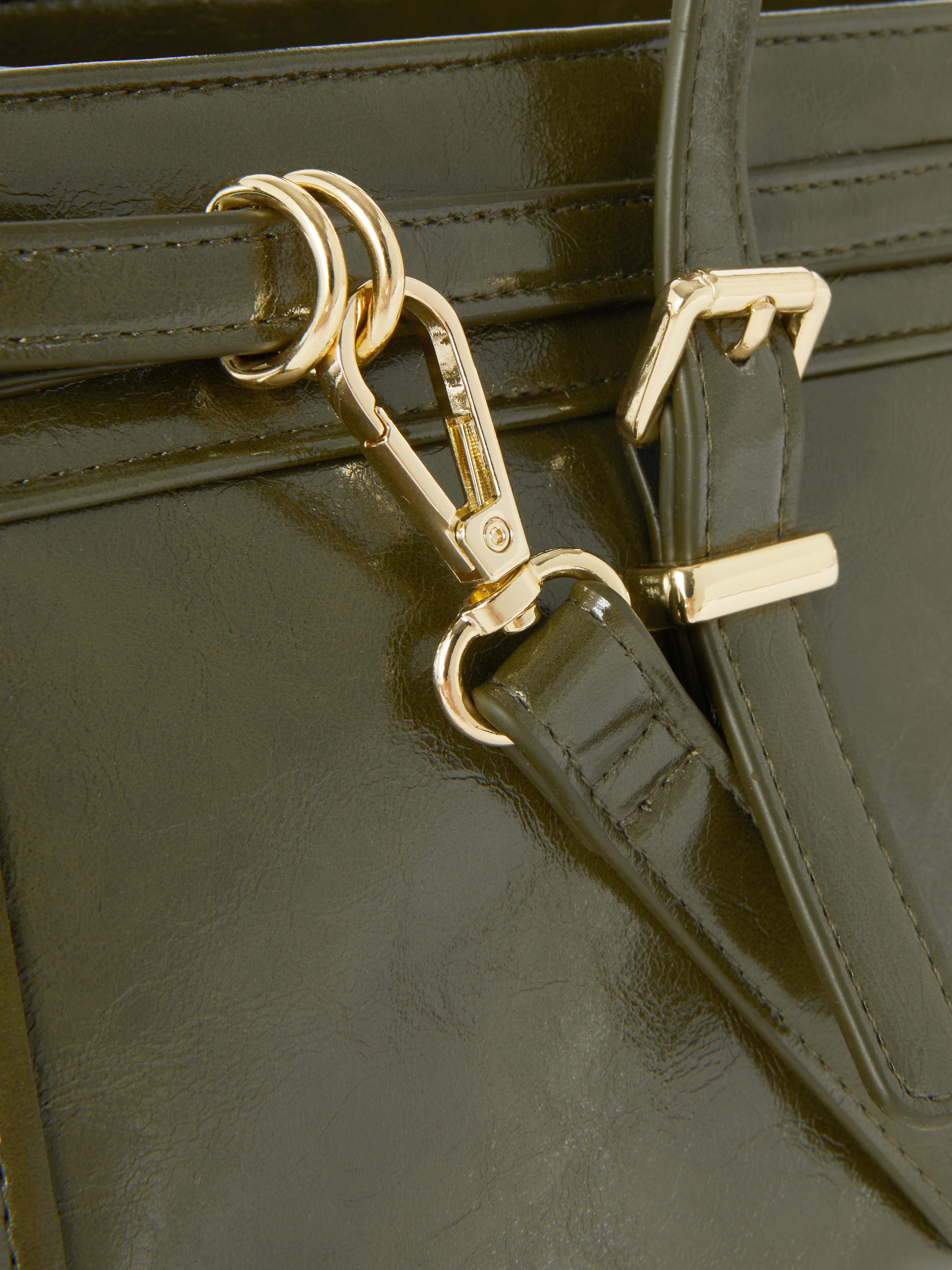Crossbody Midi Satchel Bag