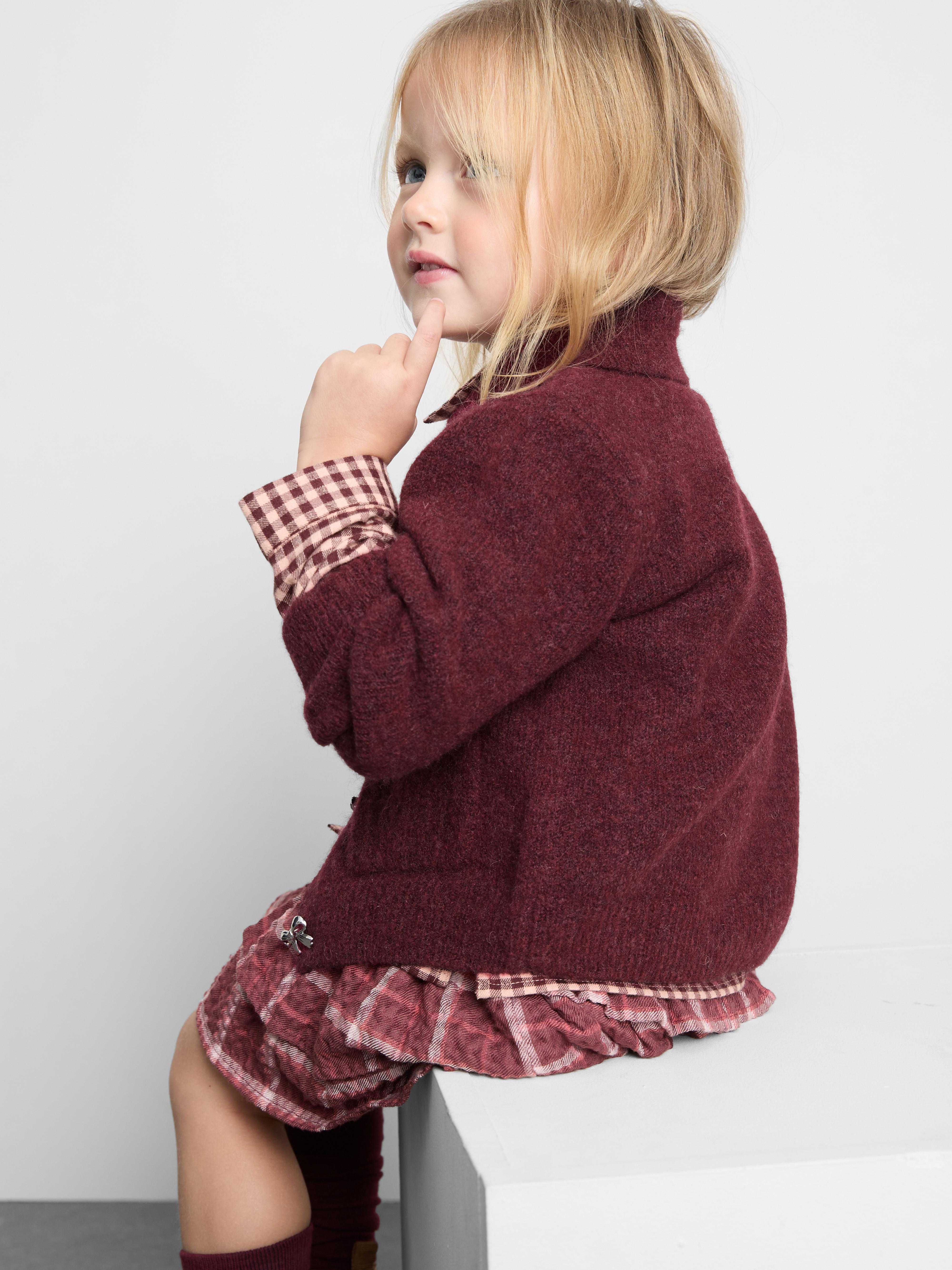 1.5-8yrs | Collared Cardigan