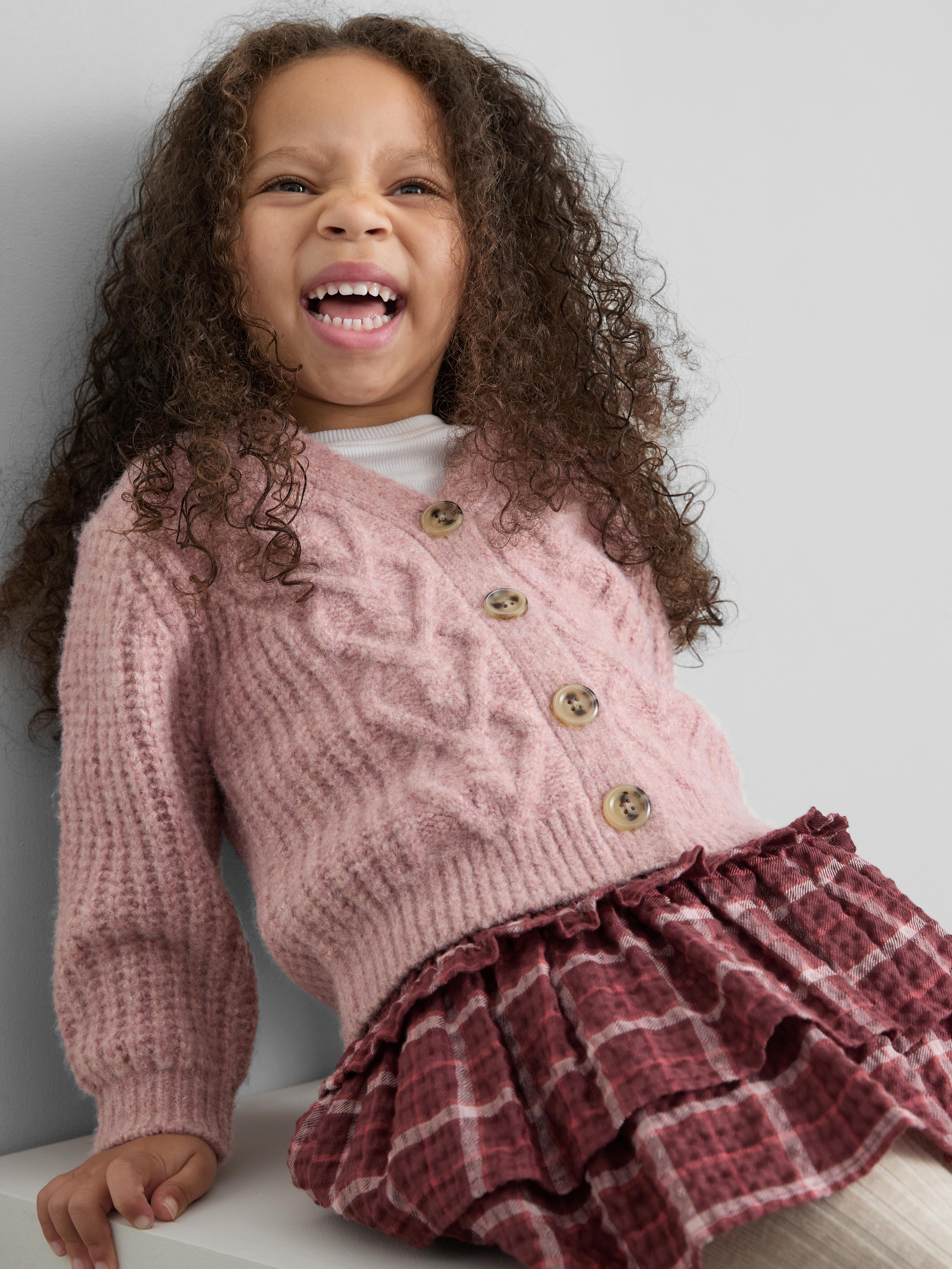 1,5–8 Jahre | Cardigan mit Zopfmuster