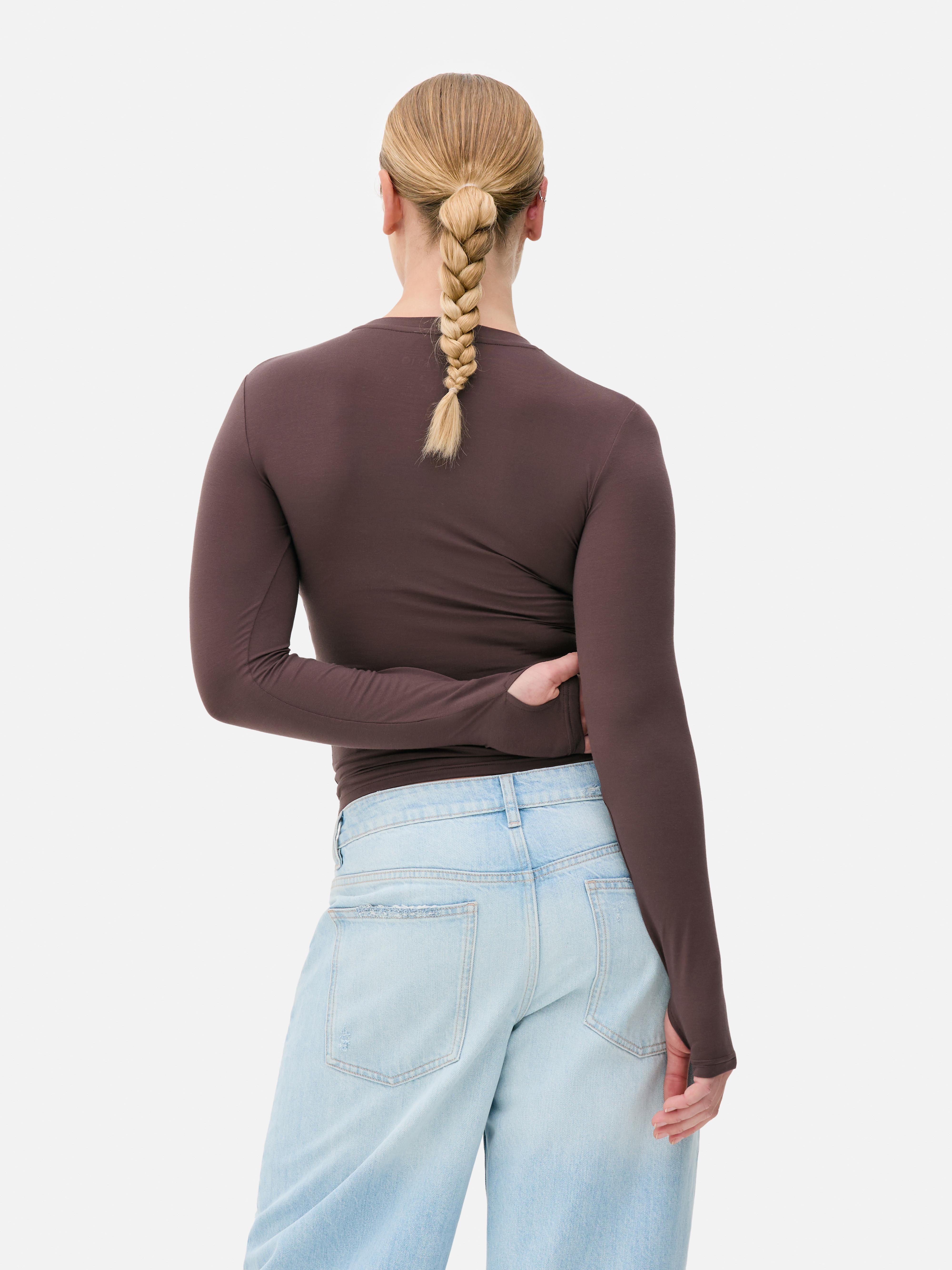Pull Thermique Femme AMZSPORT - Sous-vêtement Chaud Manches Longues, Col Rond, Respirant