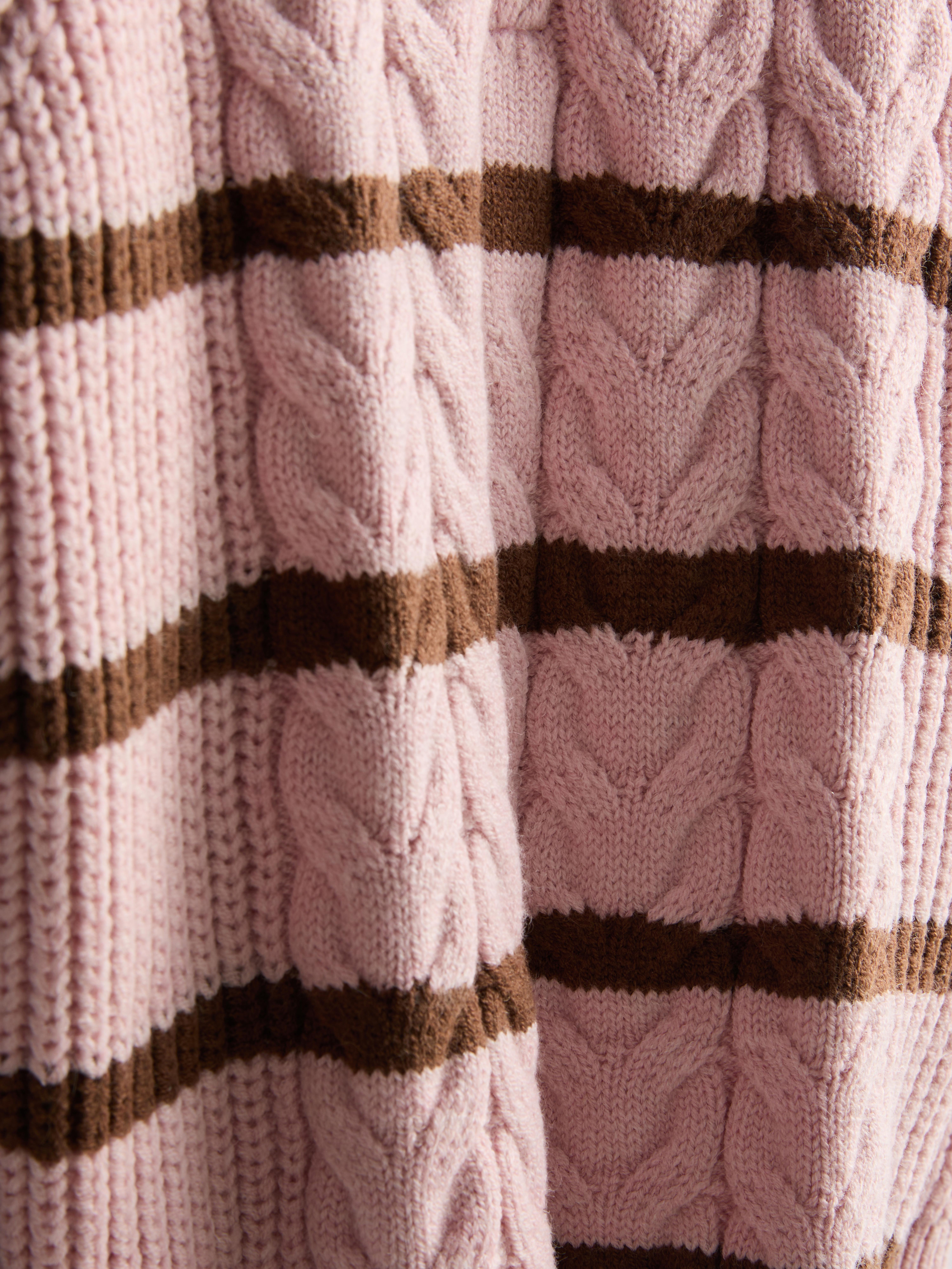 1.5-8yrs | Half-Zip Cable Knit Jumper