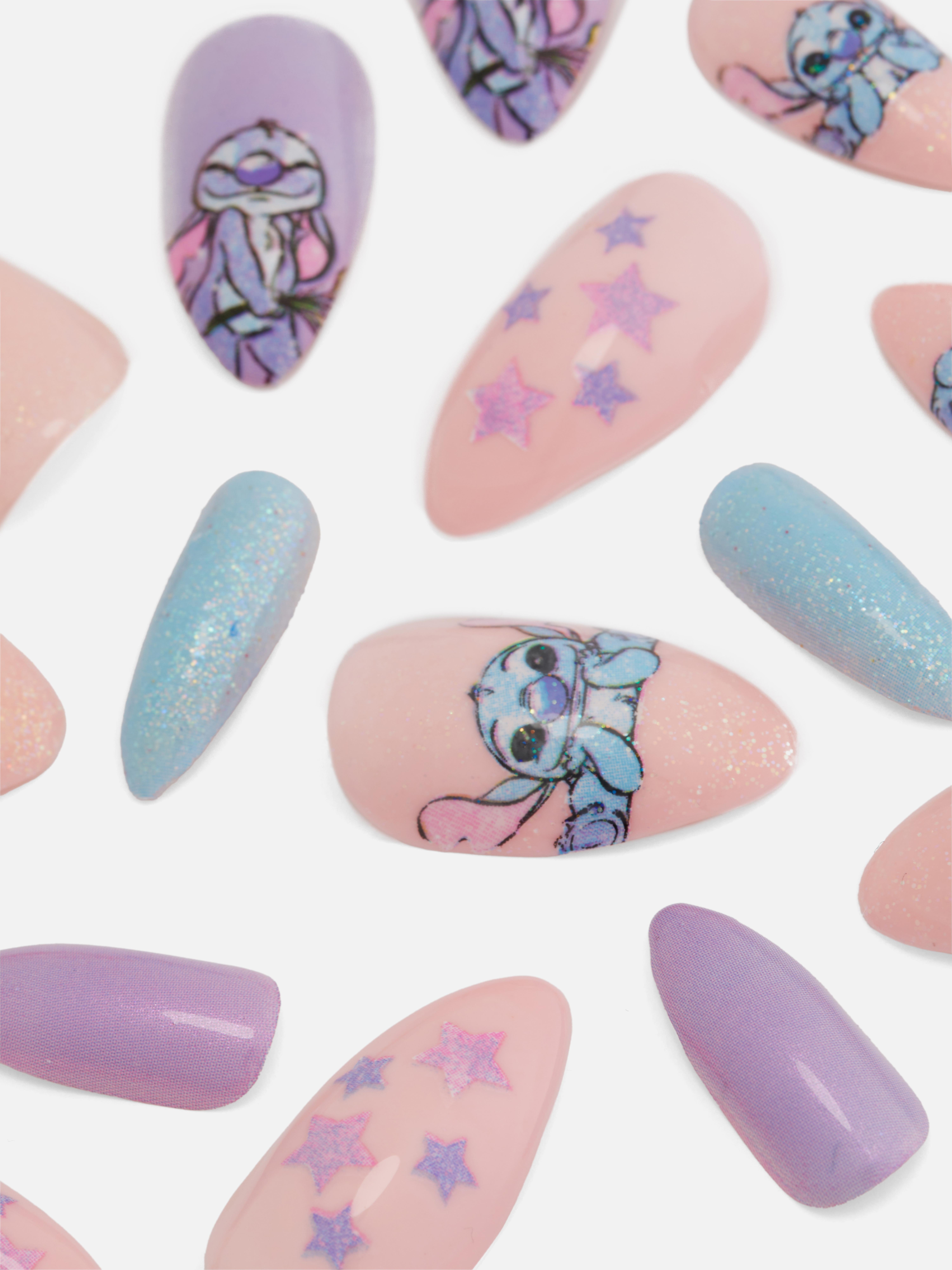 Disney’s Stitch Pointed Gloss False Nails