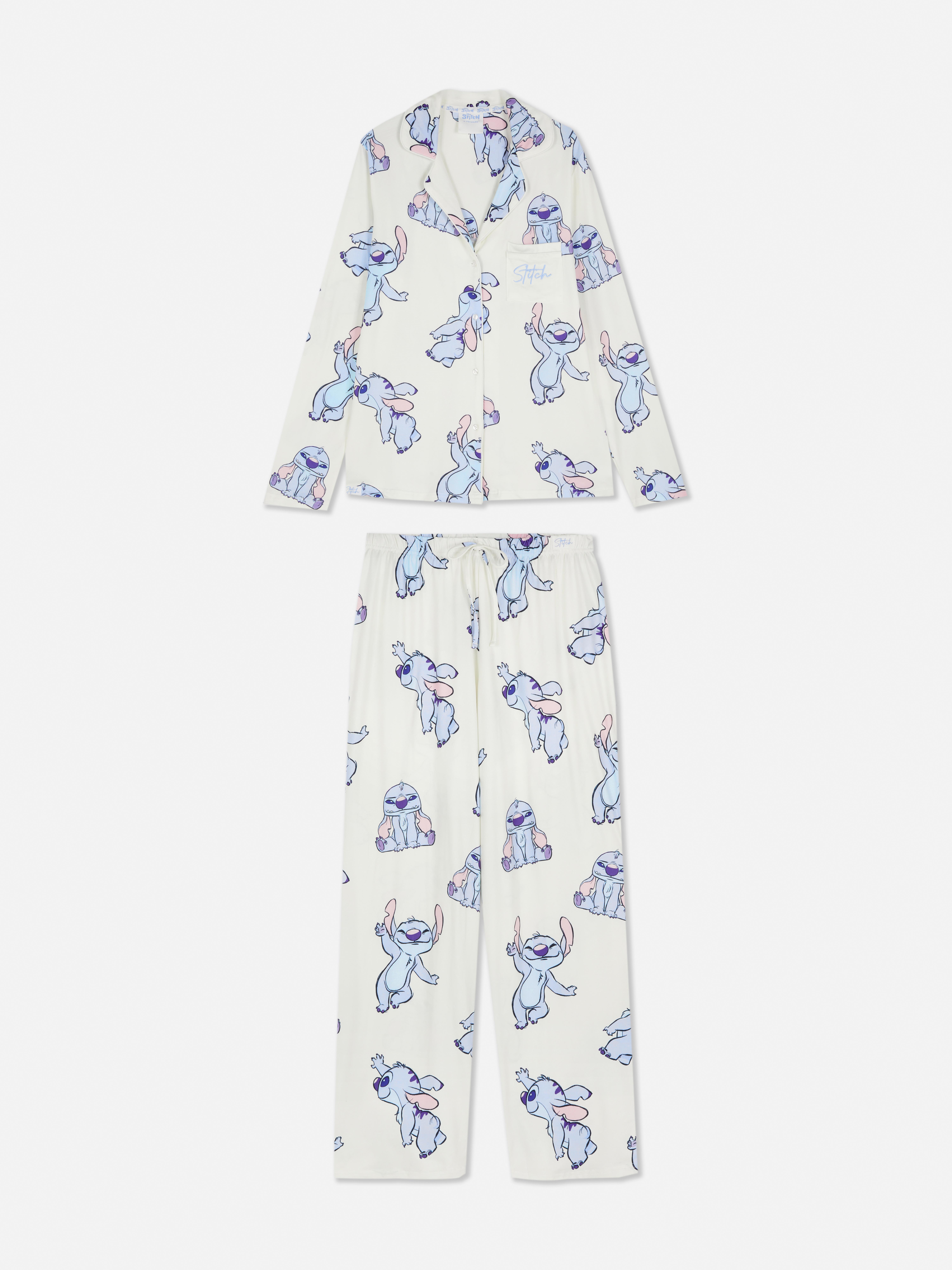 Pyžamová souprava Disney Stitch typu boyfriend