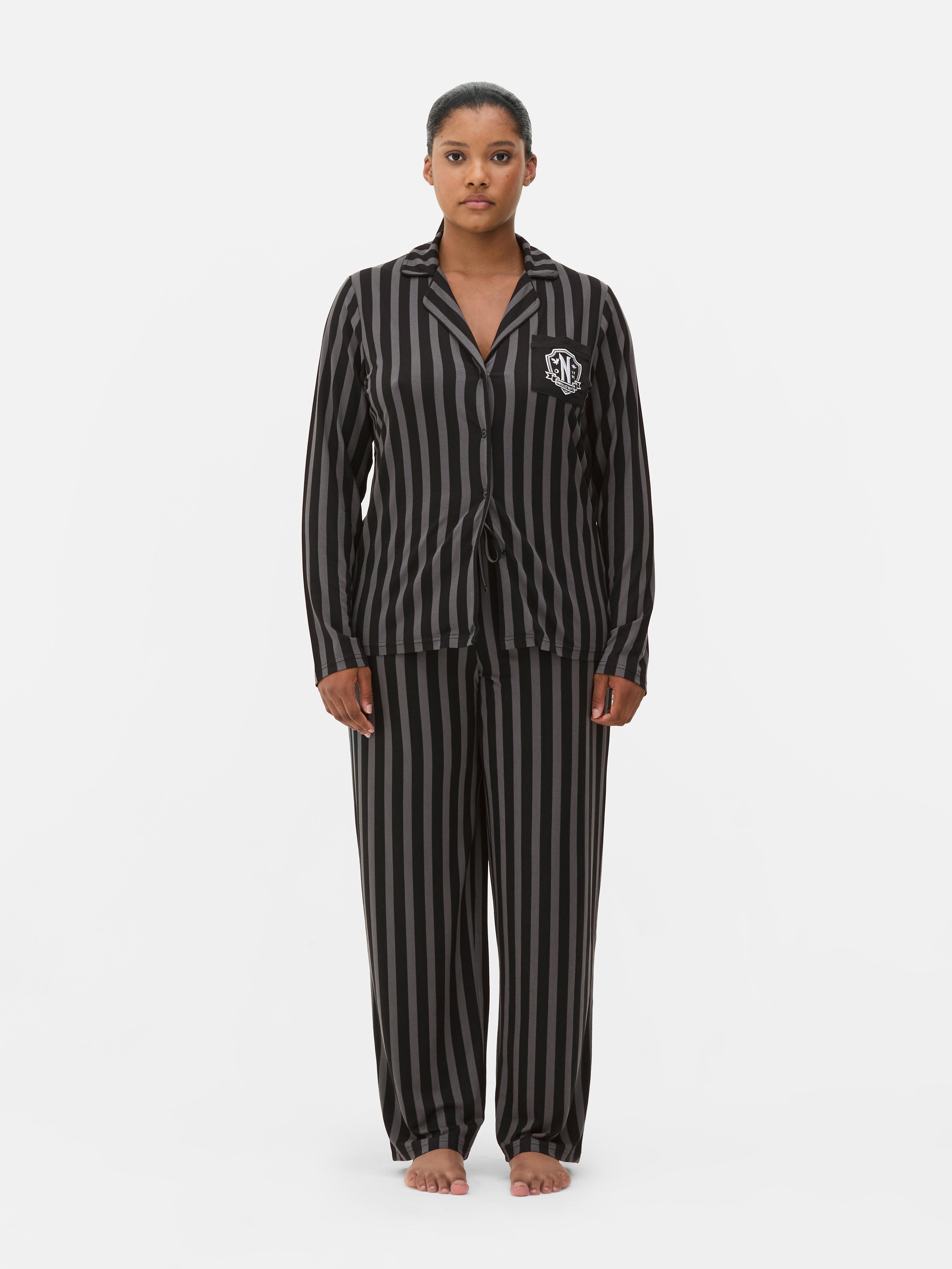 Wednesday Striped Boyfriend Pyjama Set