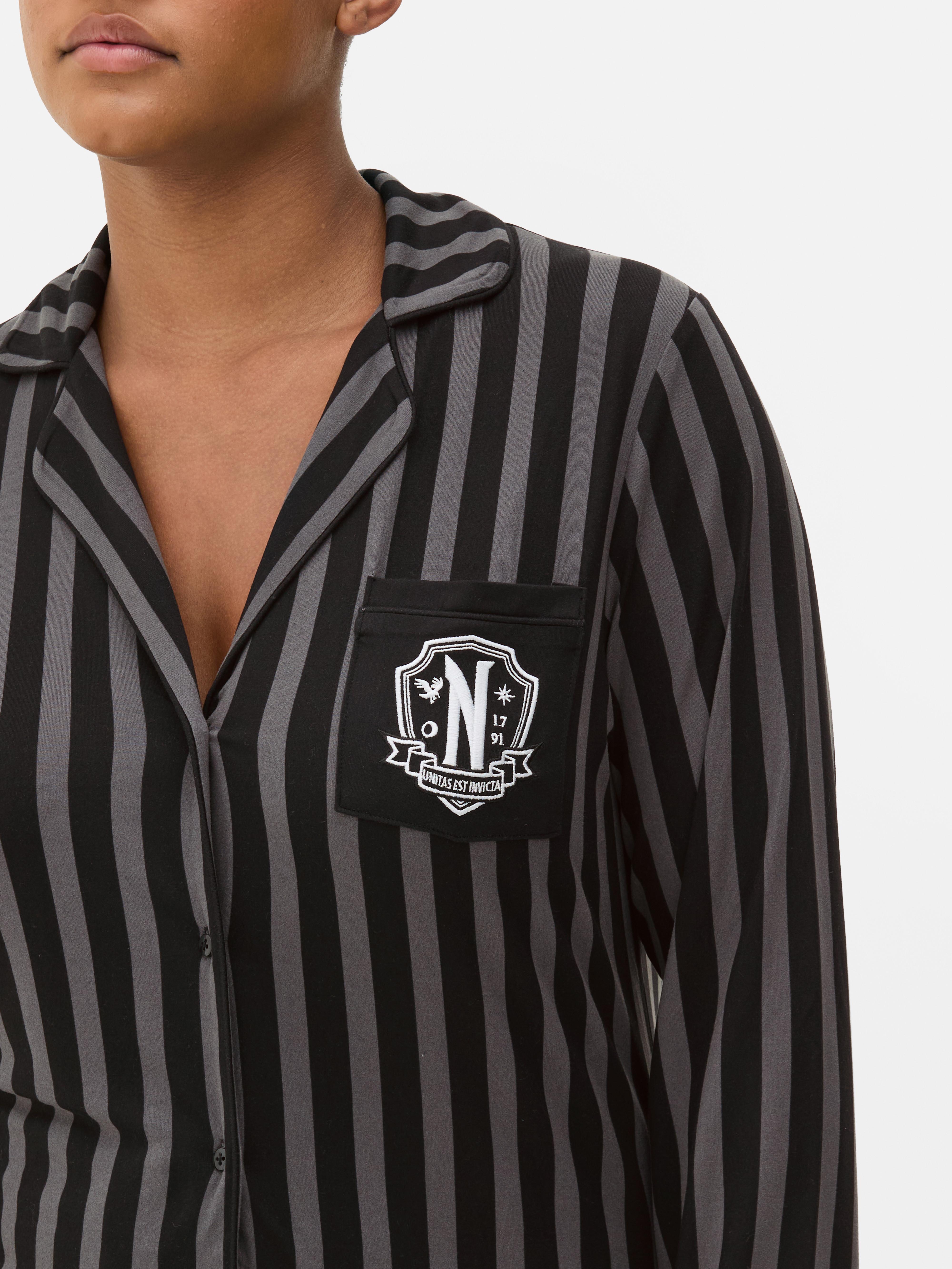 Wednesday Striped Boyfriend Pyjama Set