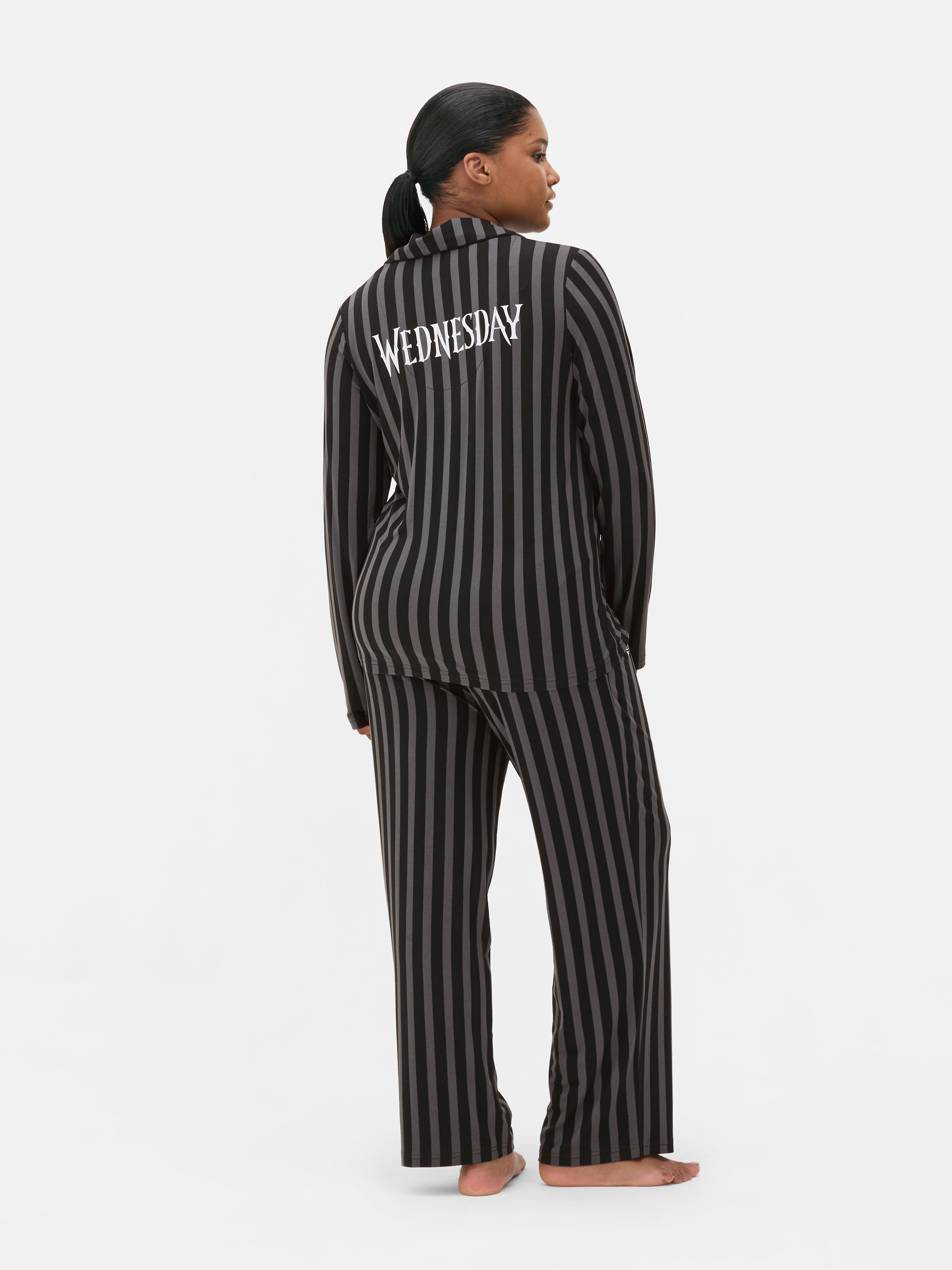 Wednesday Striped Boyfriend Pyjama Set