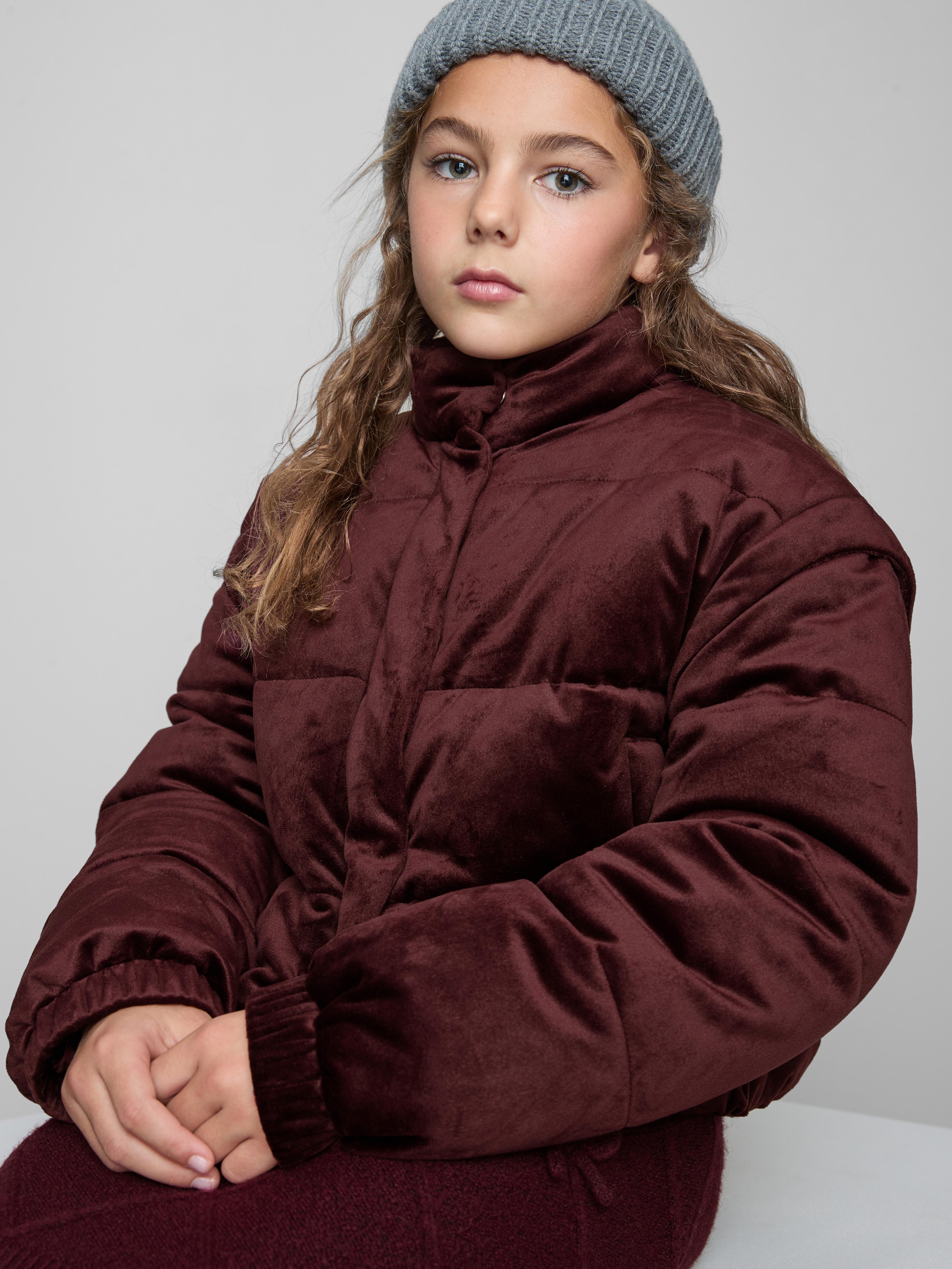 7-15yrs | Velvet Puffer Jacket