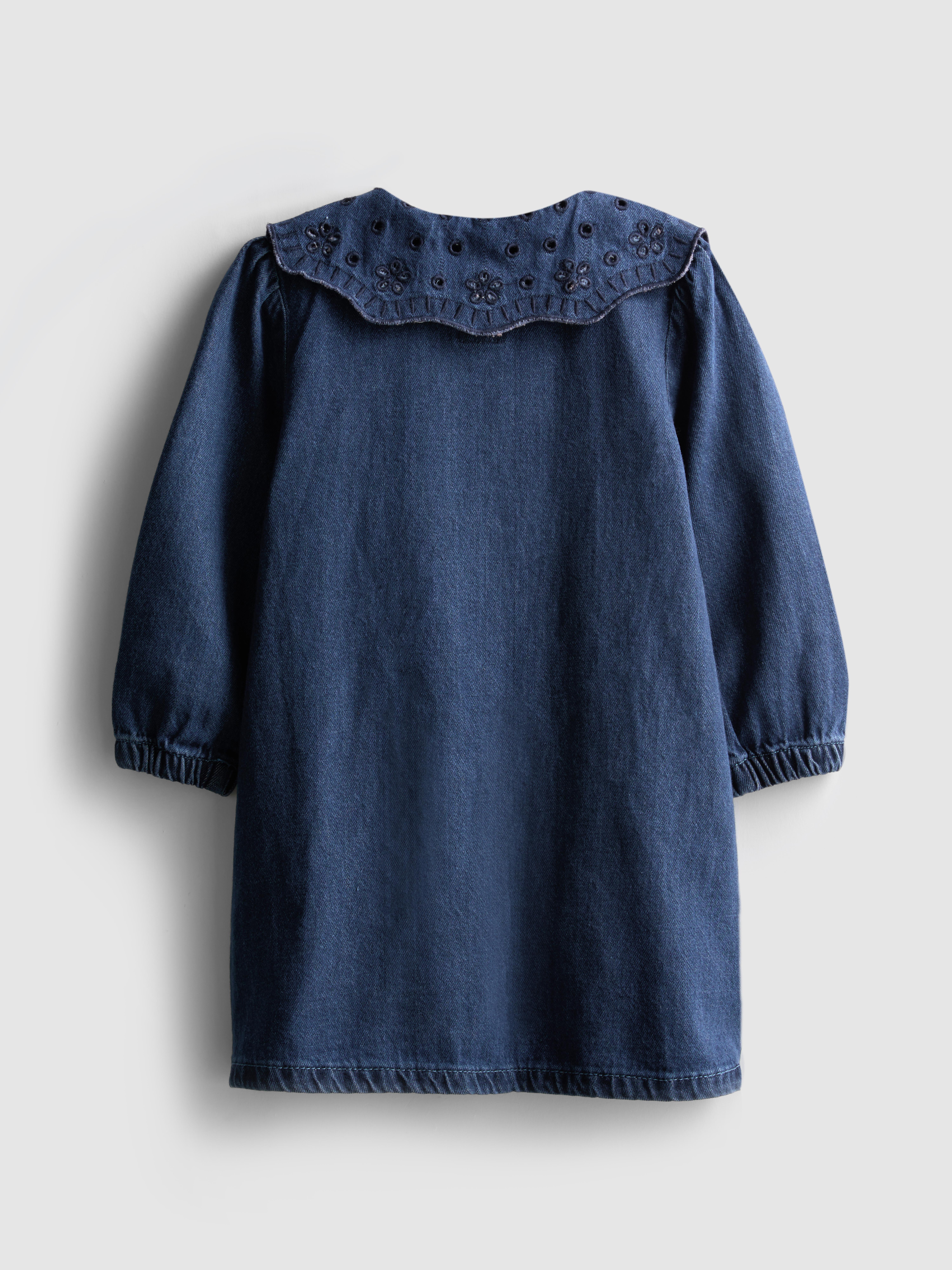 1.5-8yrs | Collared Denim Dress