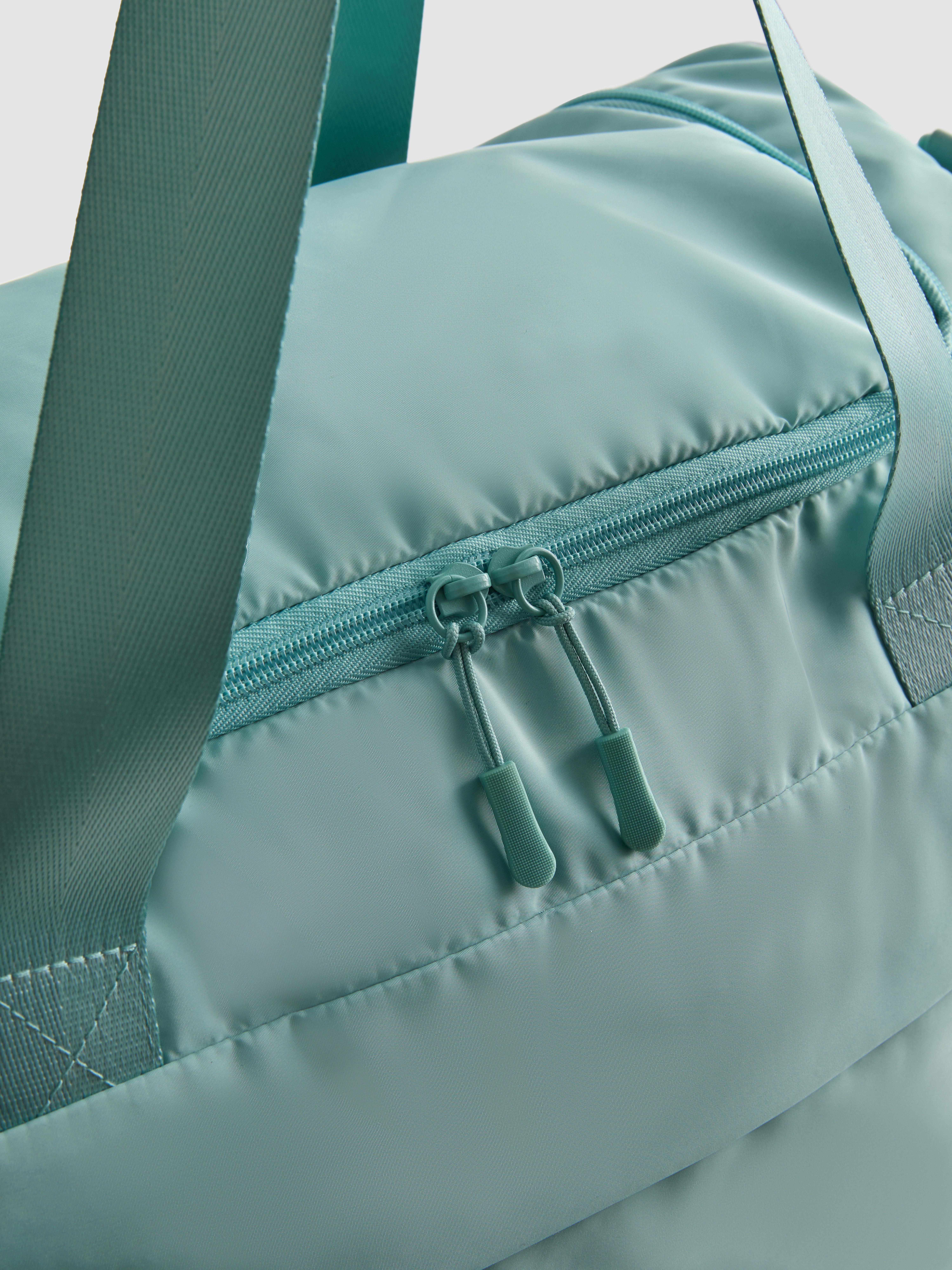 Women's Blue Zip Up Travel Bag