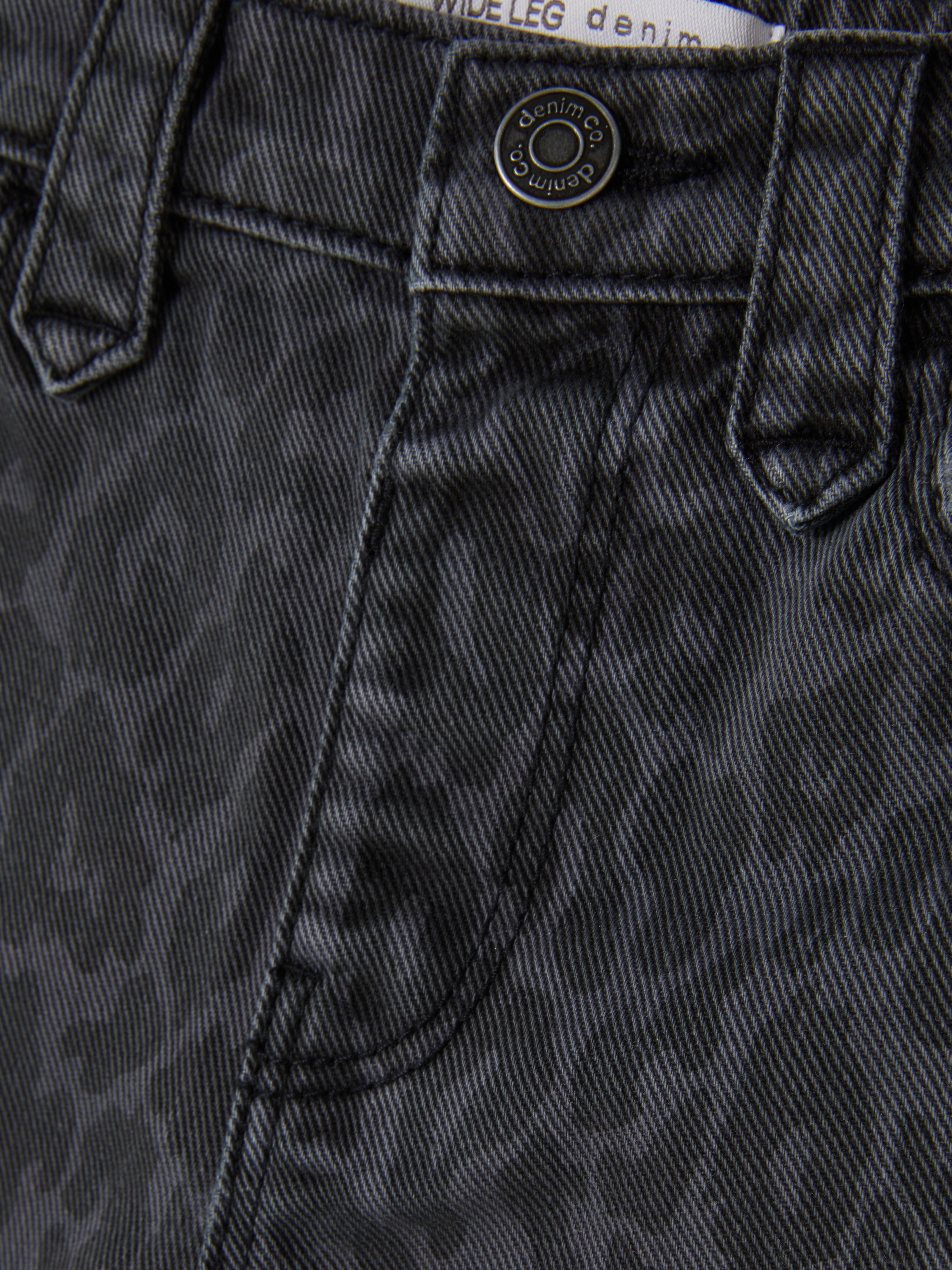 1.5-8yrs | Leopard Print Wide Leg Jeans