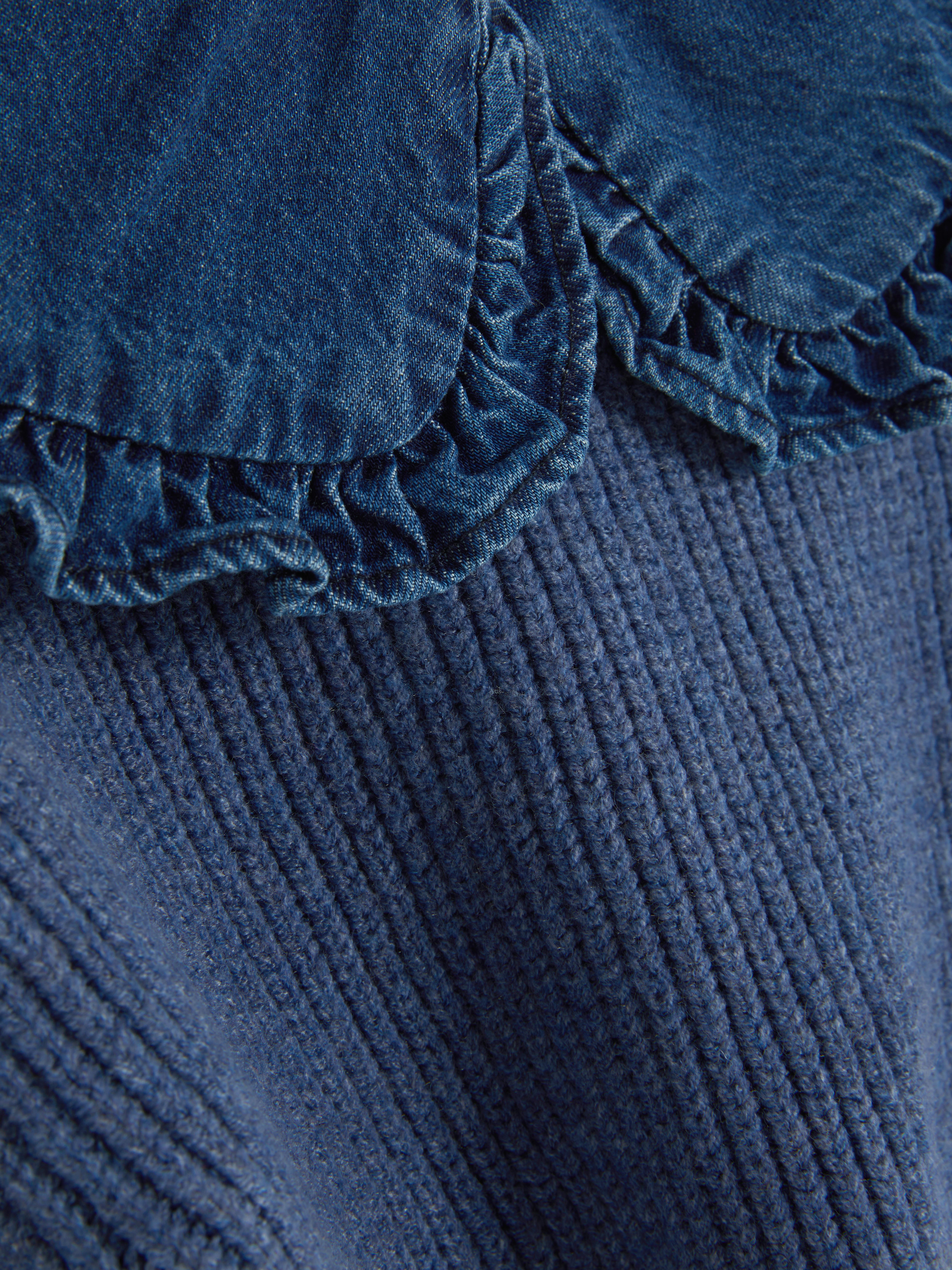 1.5-8yrs | Denim Collared Jumper