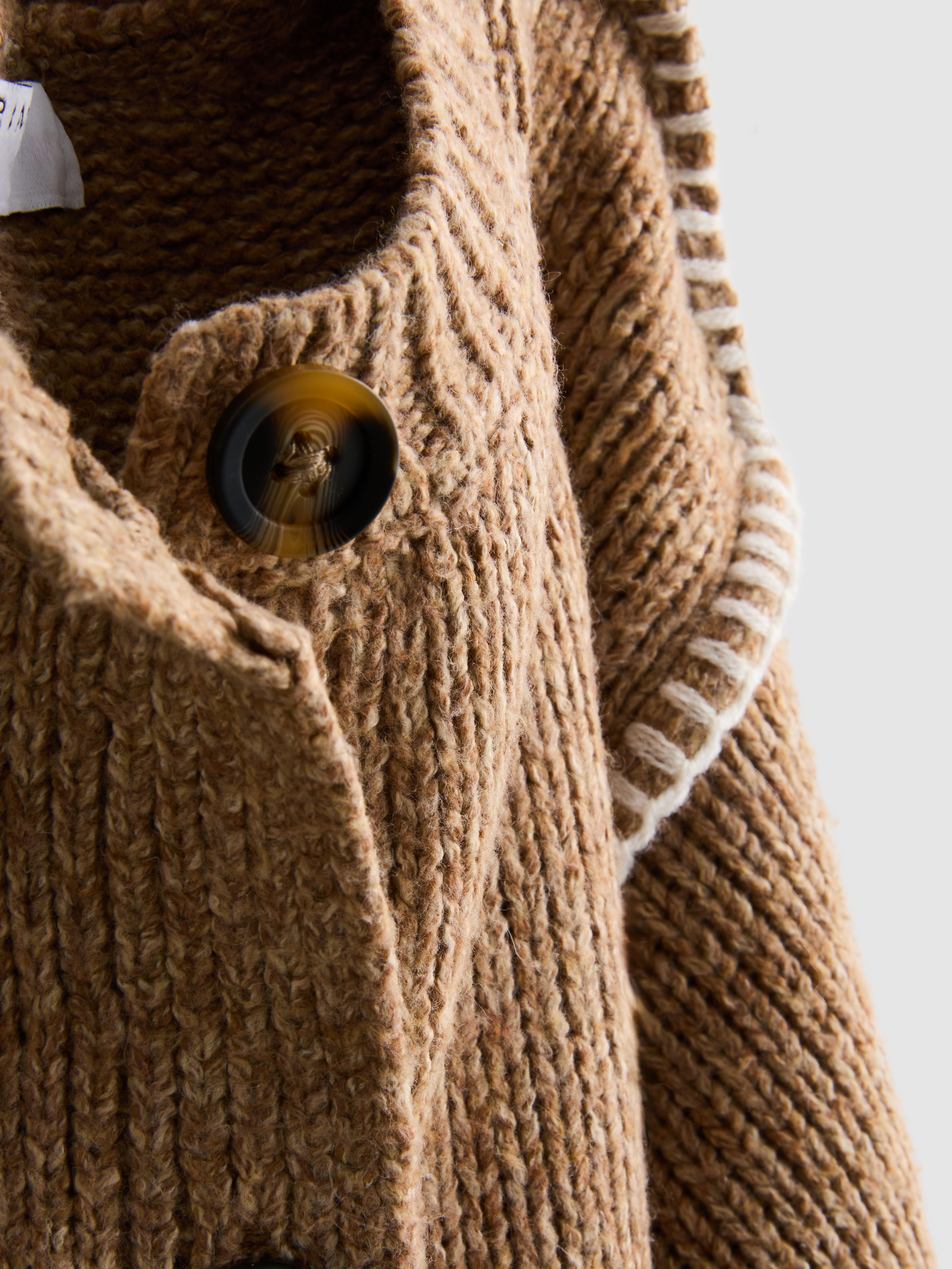 1.5-8yrs | Contrast Stitch Cardigan