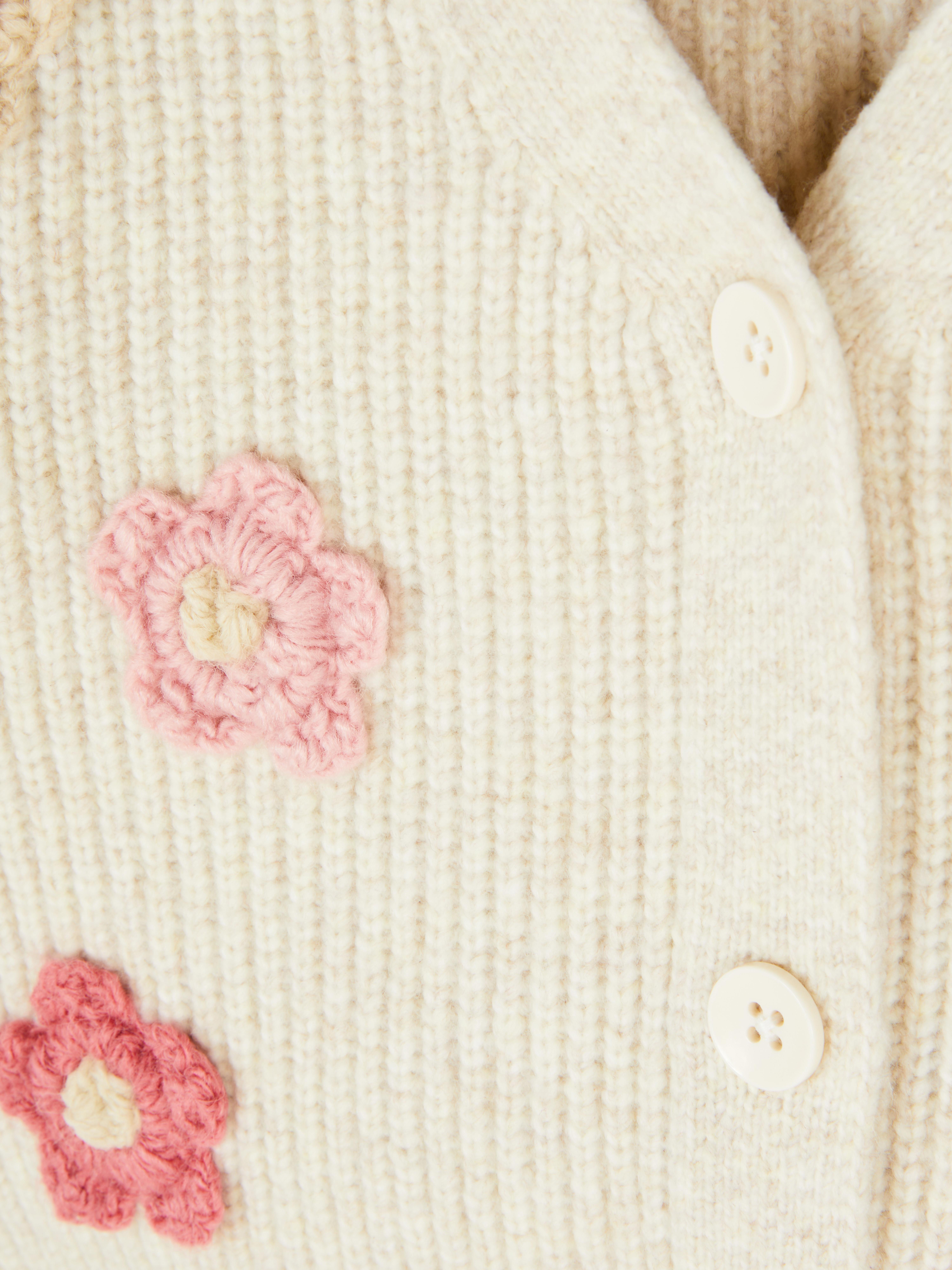 1.5-8yrs | Floral V-Neck Cardigan