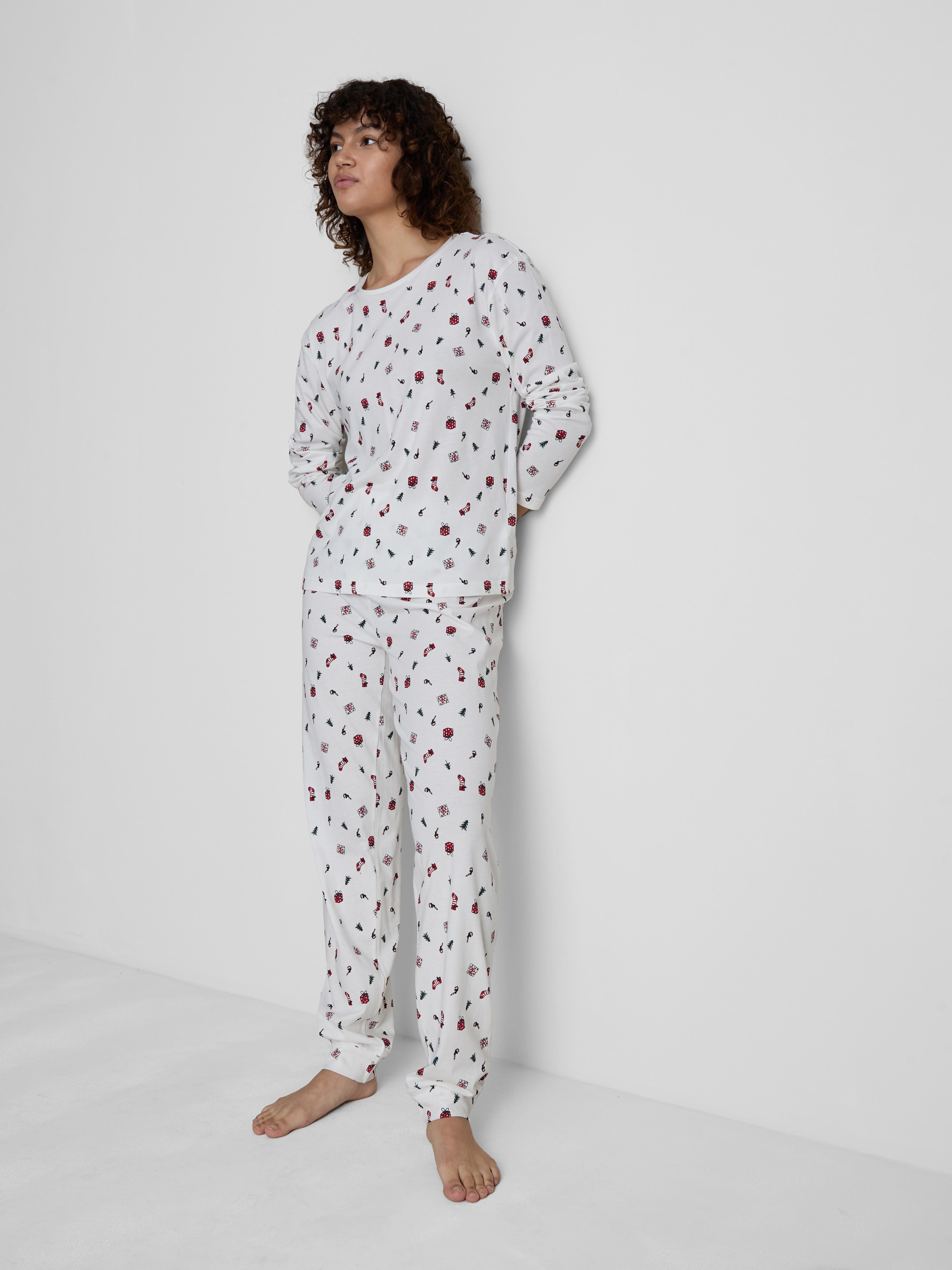 Christmas Print Long Pyjamas