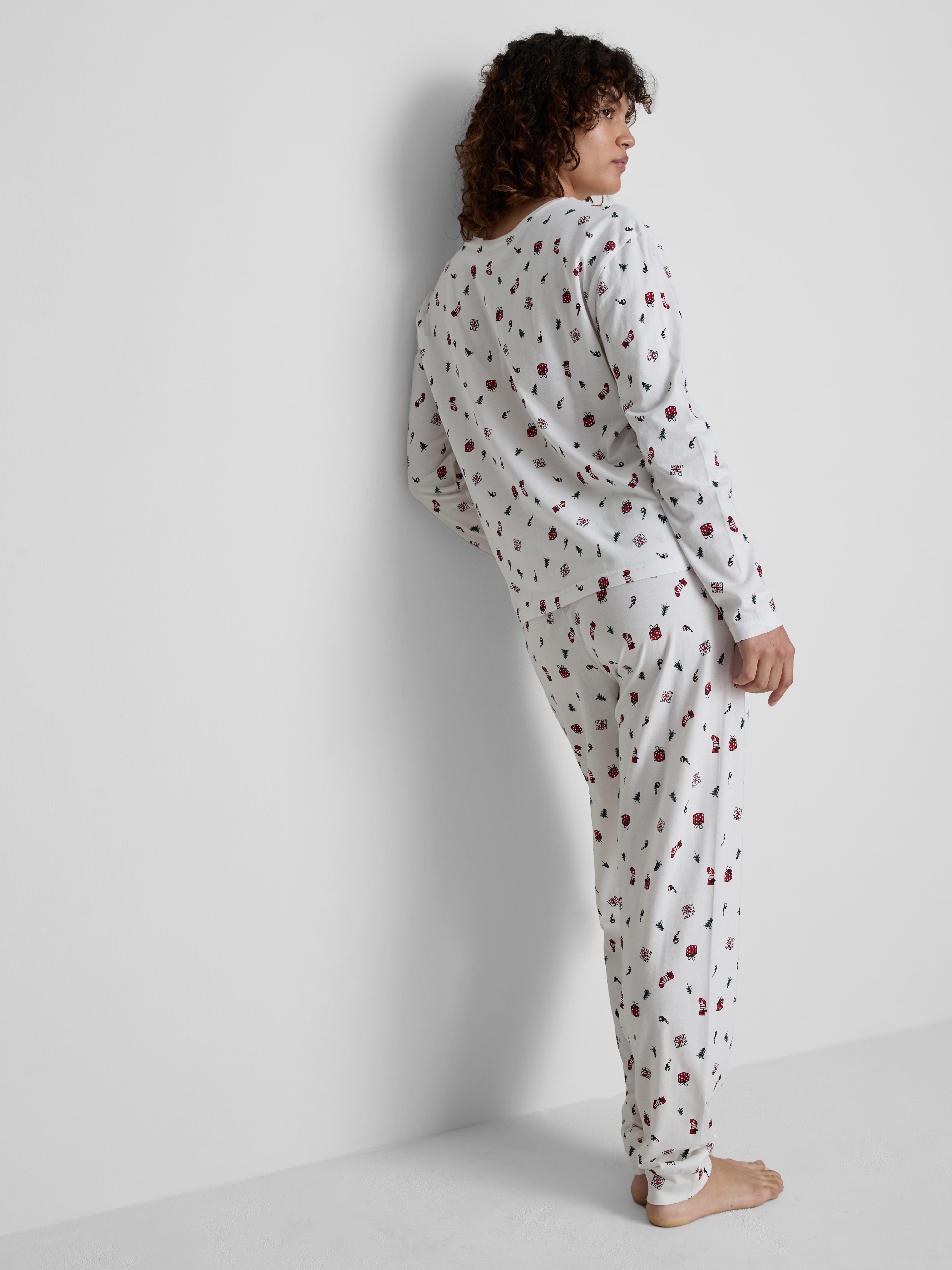 Christmas Print Long Pyjamas