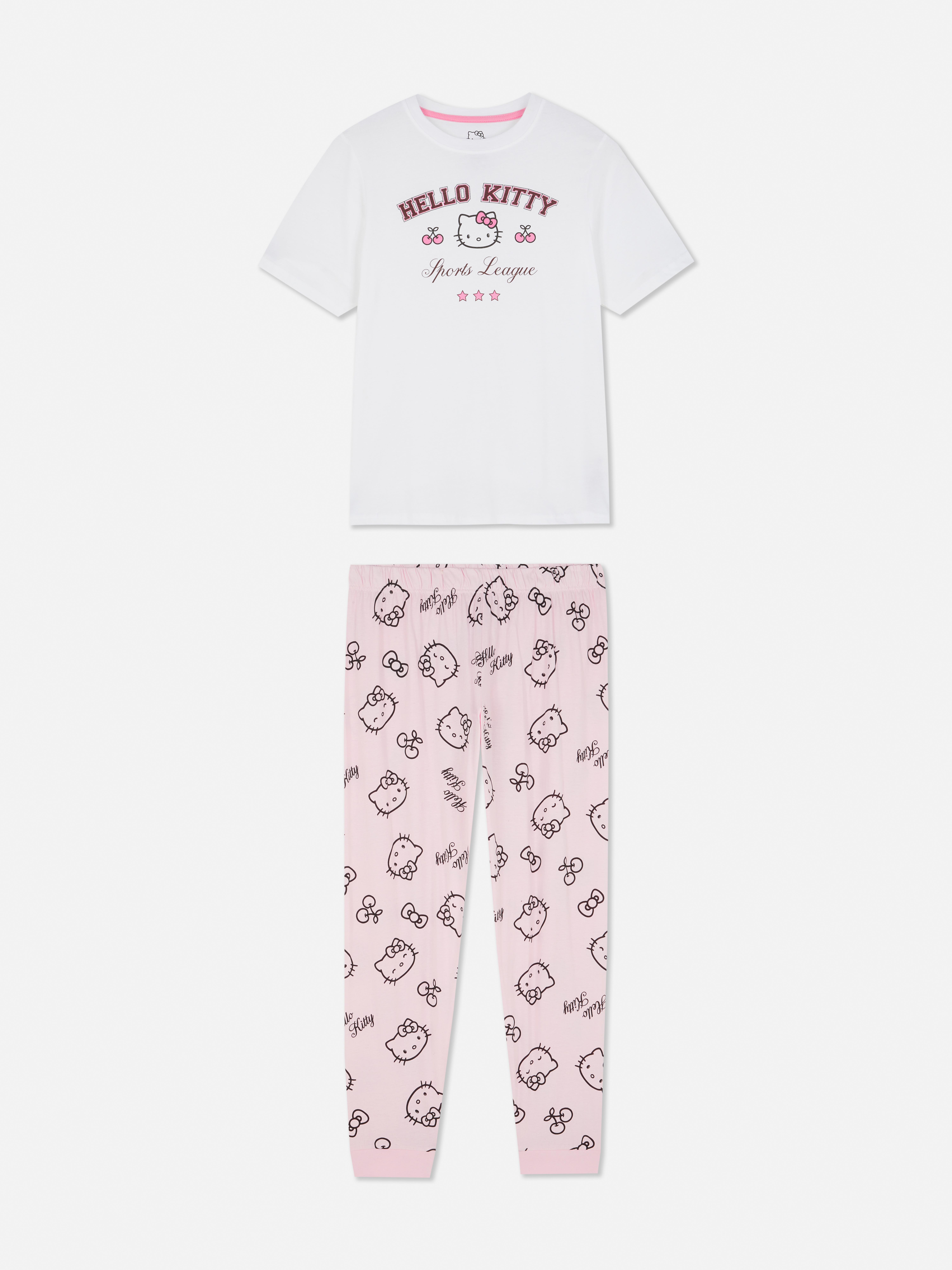 Hello Kitty Varsity Pajama Set