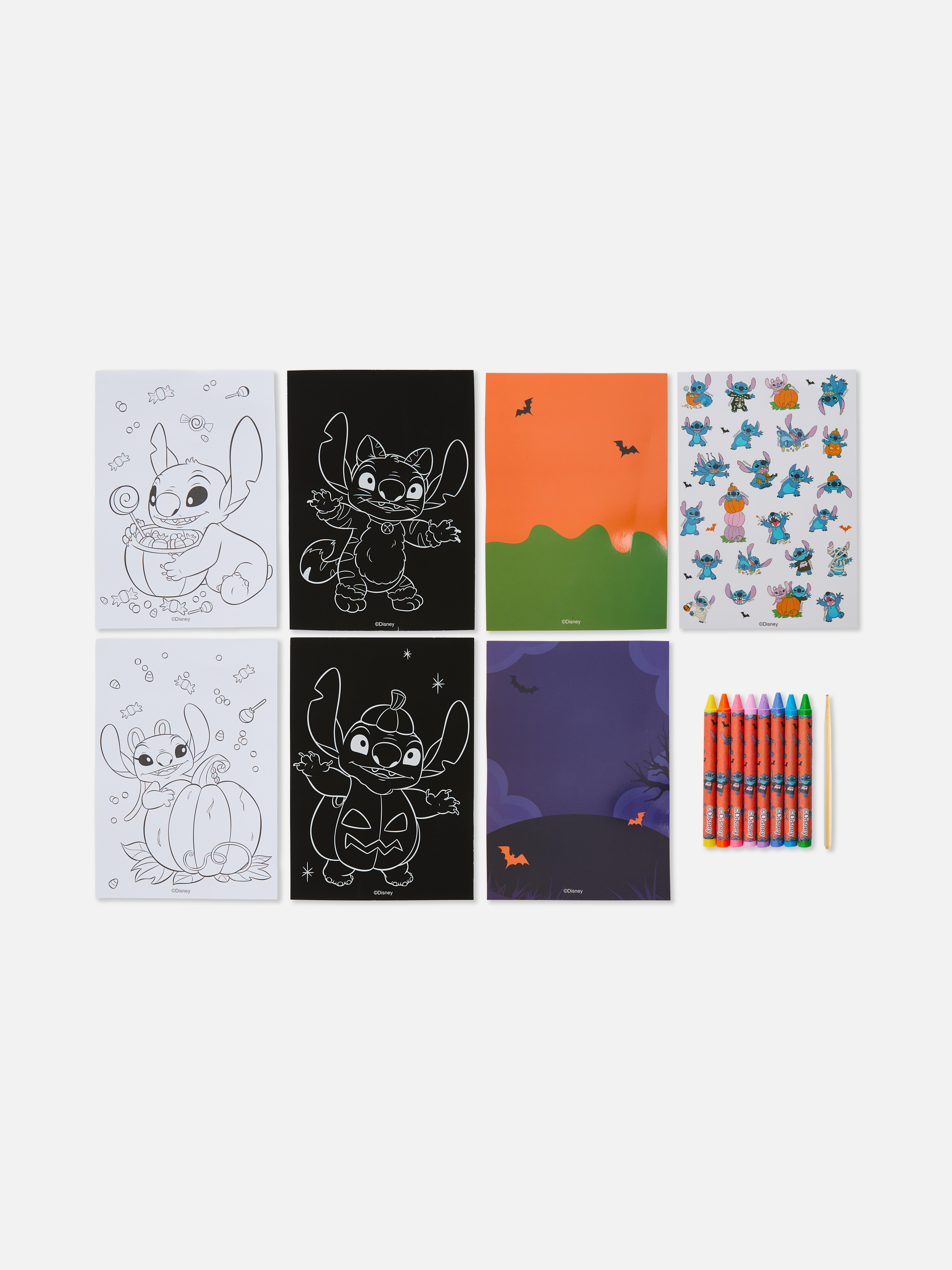 „Disney Stitch“ Kratzbilder-Set zu Halloween