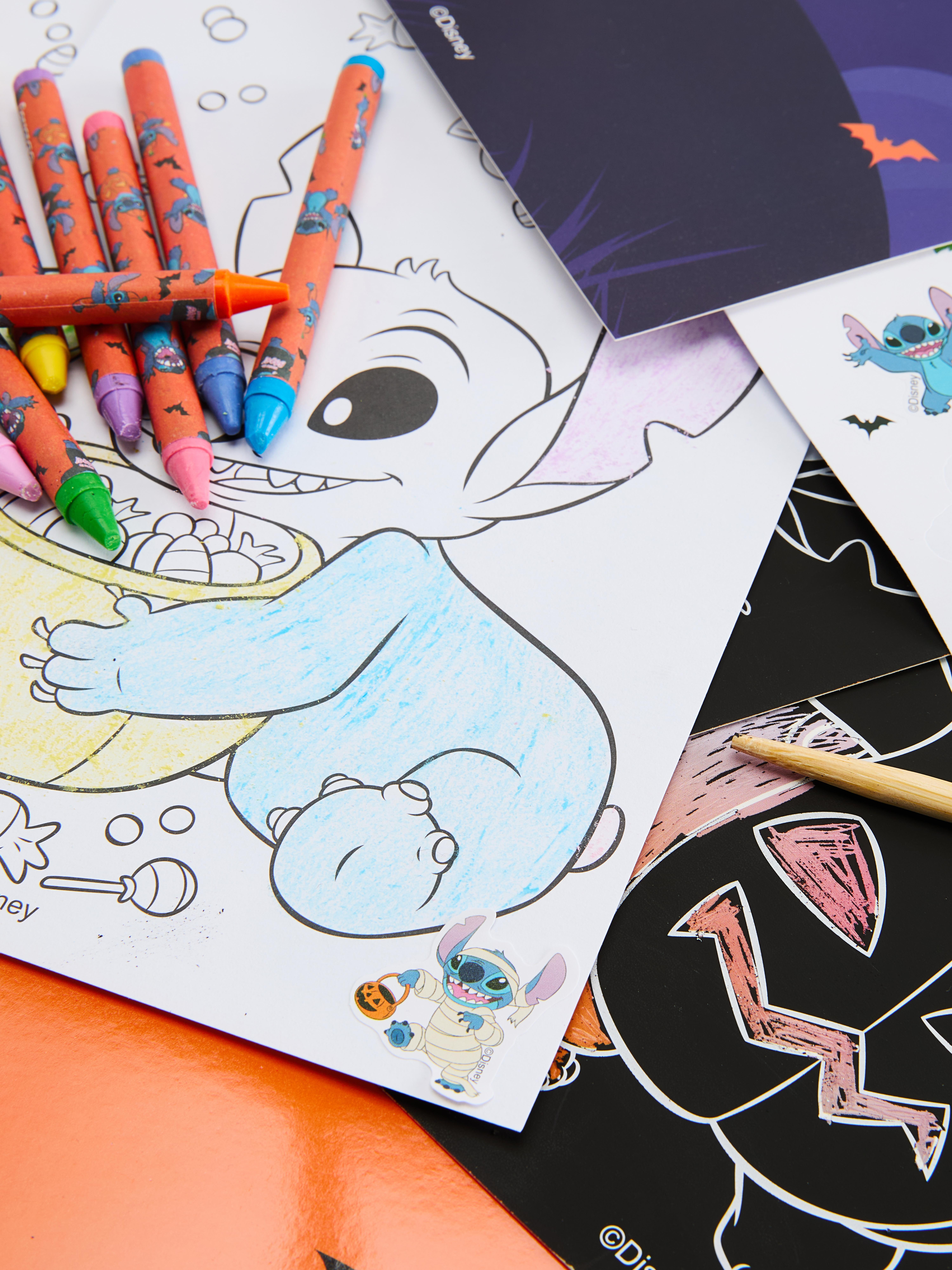 Disney’s Stitch Halloween Scratch Art Activity Set