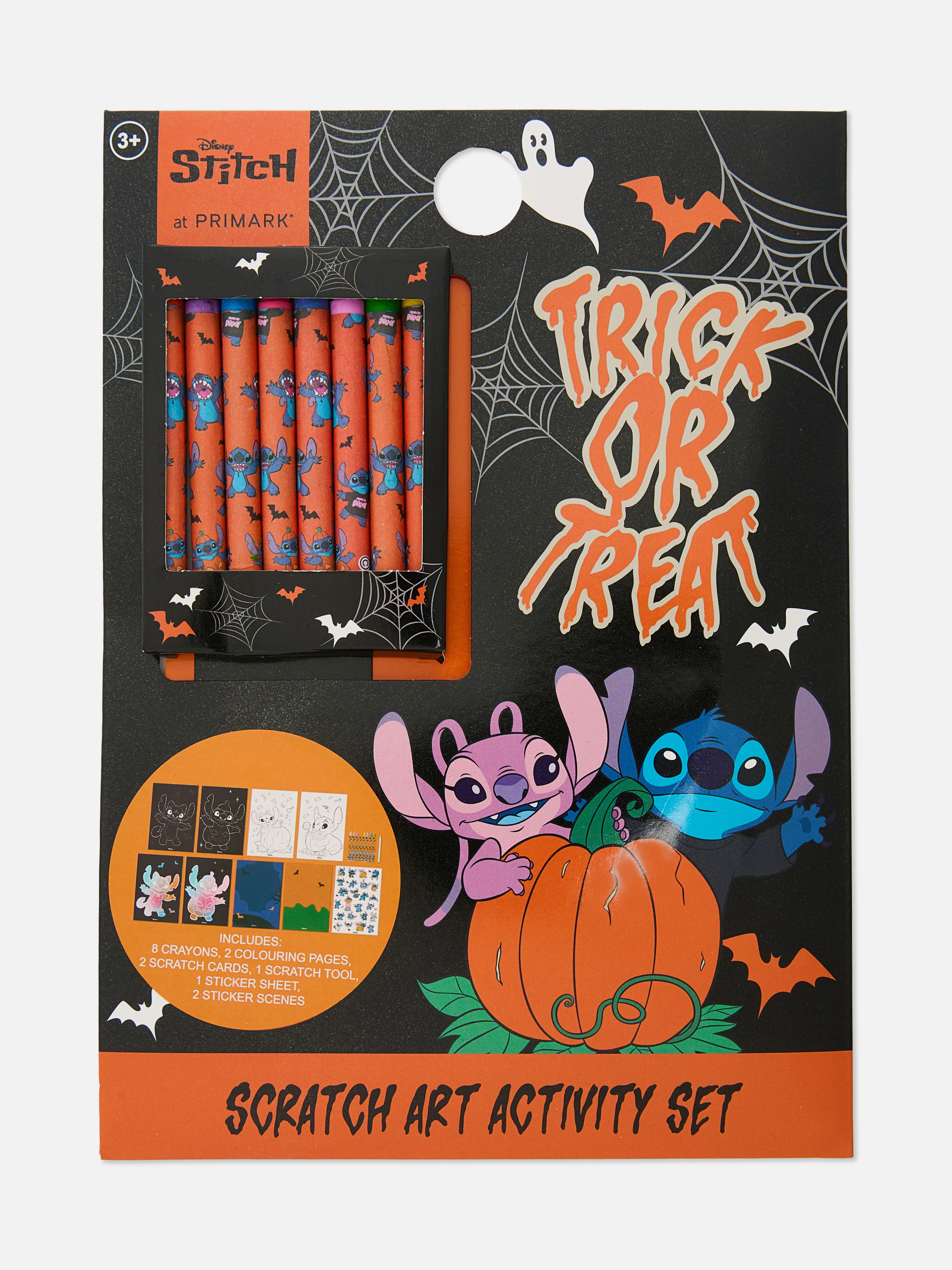 Disney’s Stitch Halloween Scratch Art Activity Set