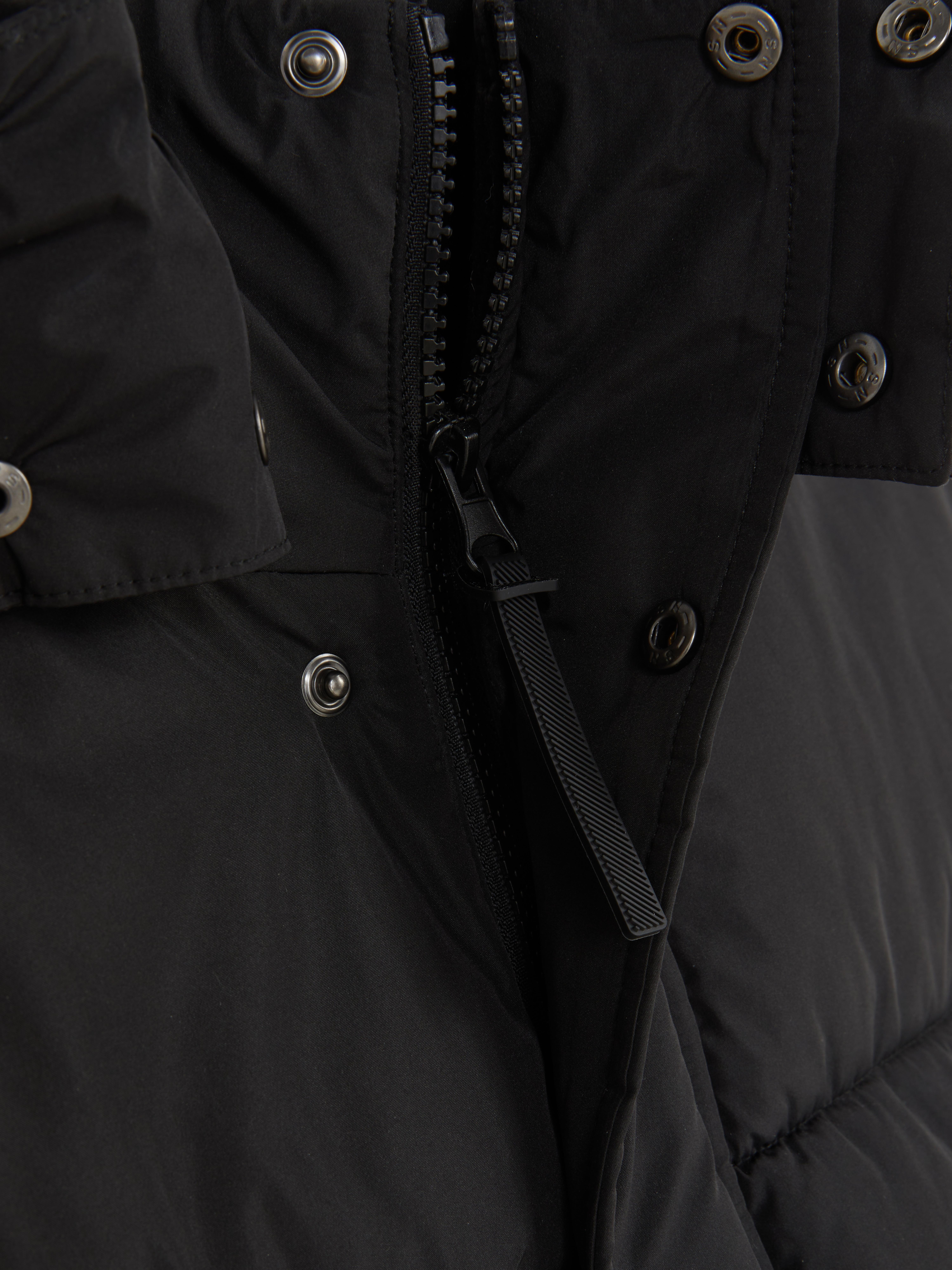 Veste sans manches zippée à capuche