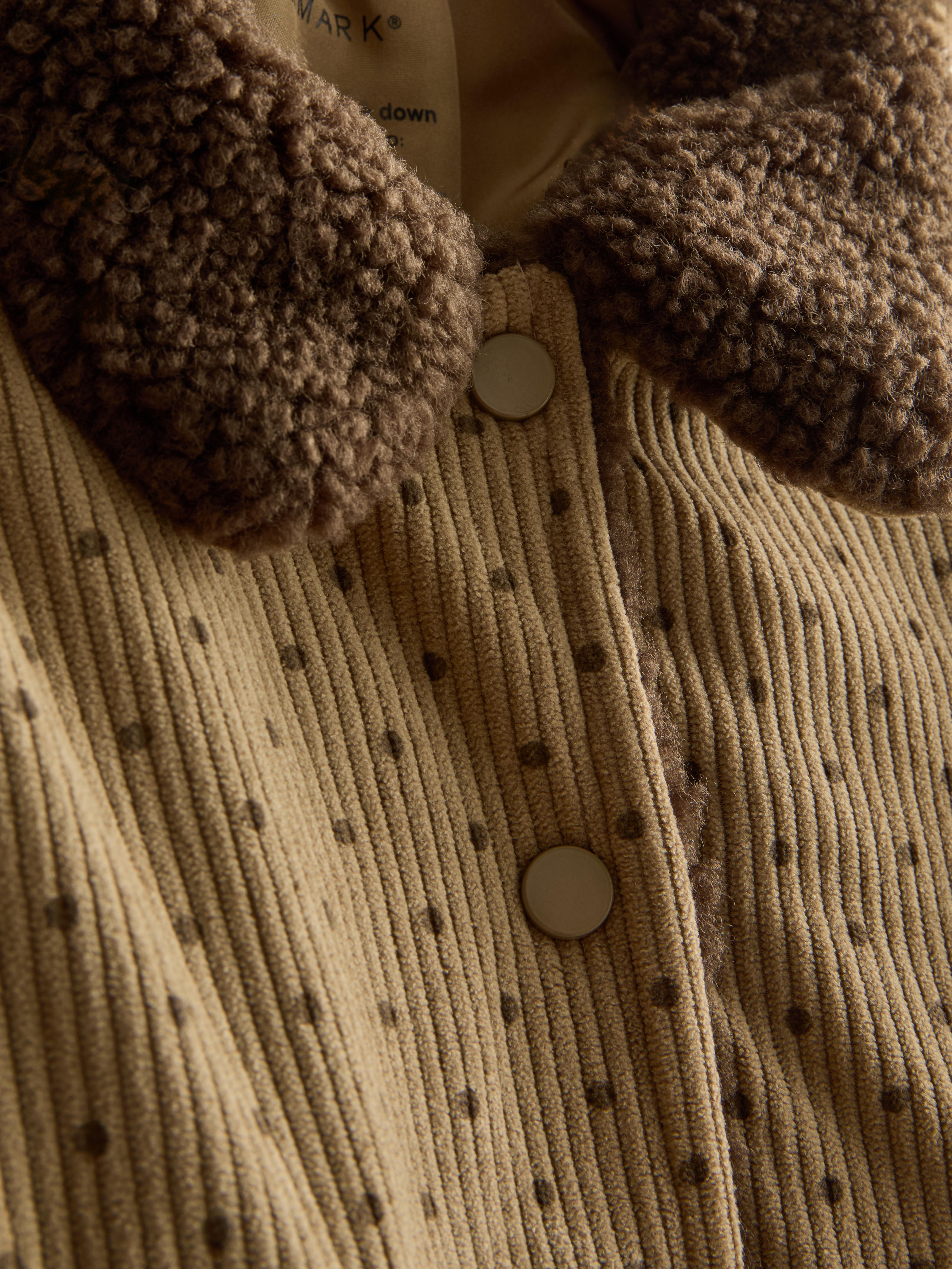 1.5-8yrs | Borg Collar Corduroy Jacket