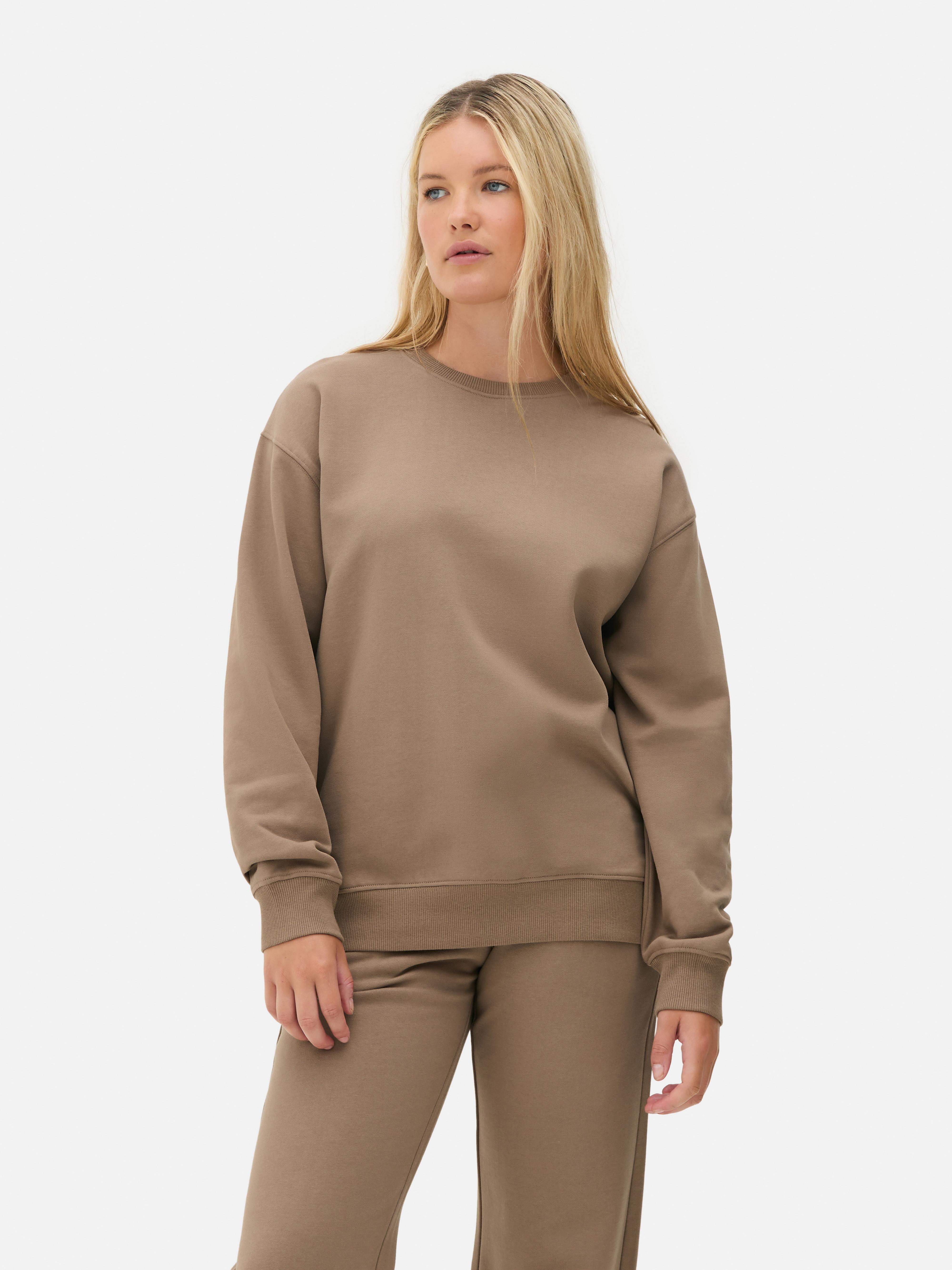 Sweat-shirt à coutures basses aux épaules