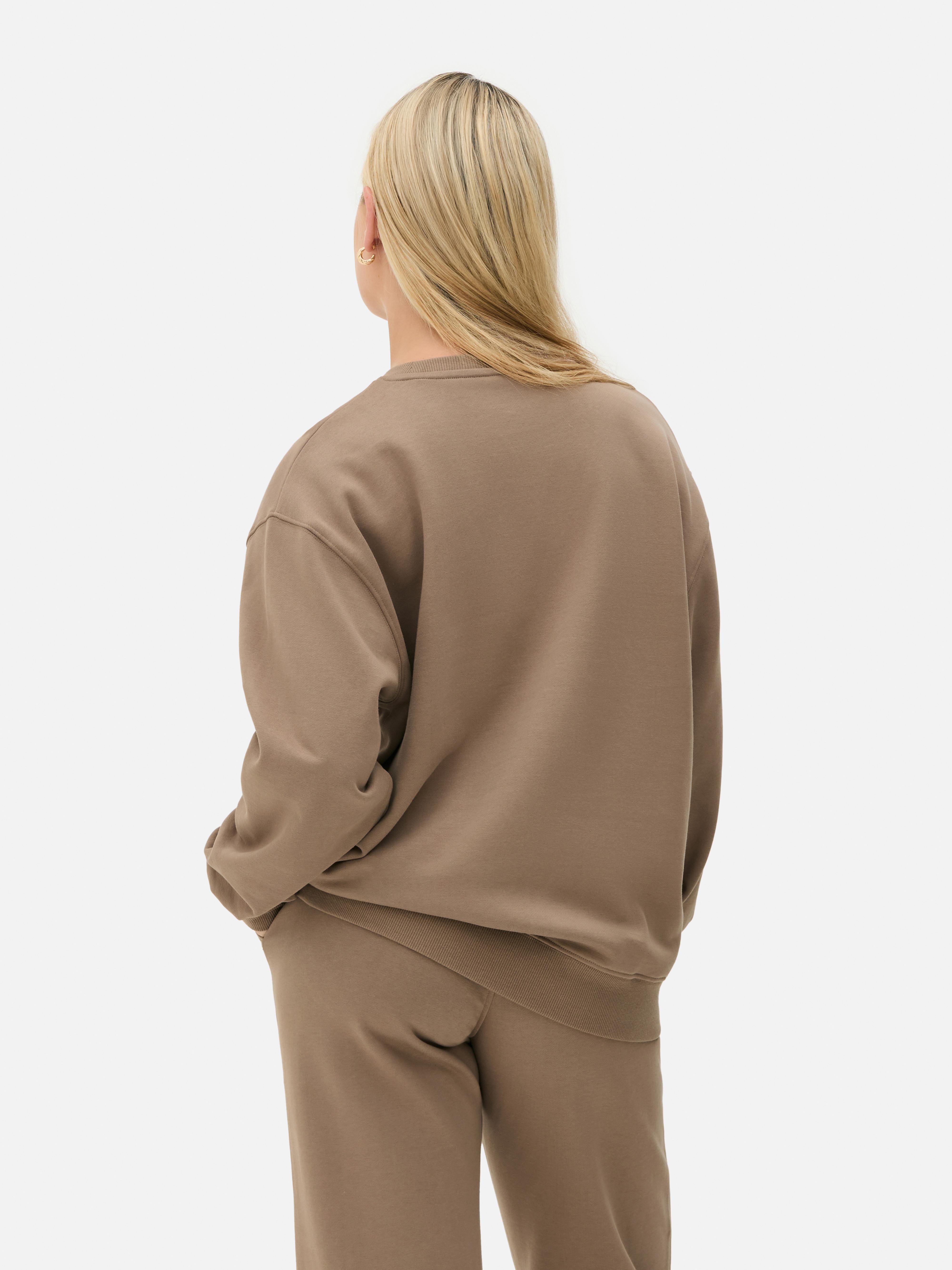 Sweat-shirt à coutures basses aux épaules