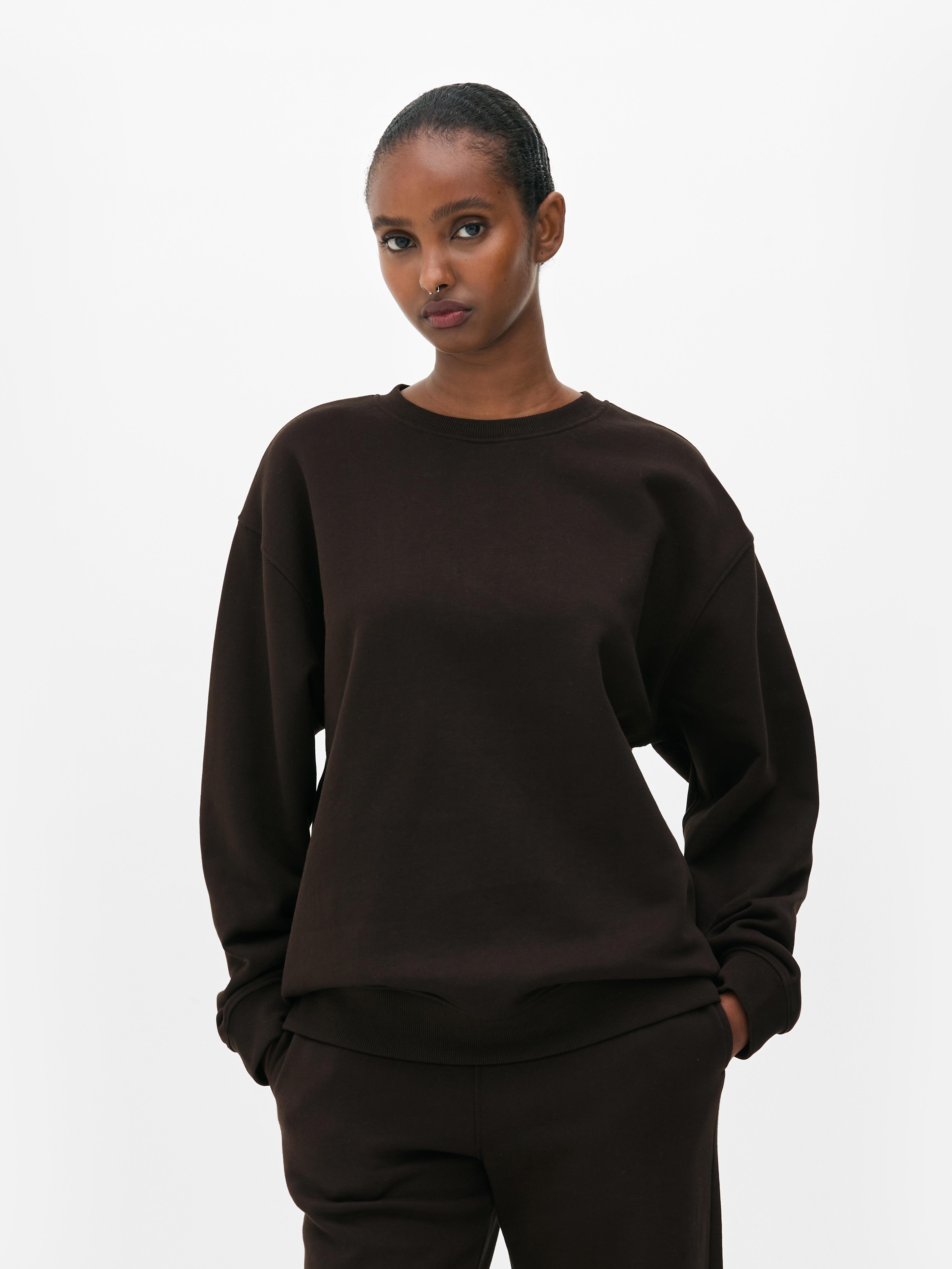 Sudadera de hombros caídos