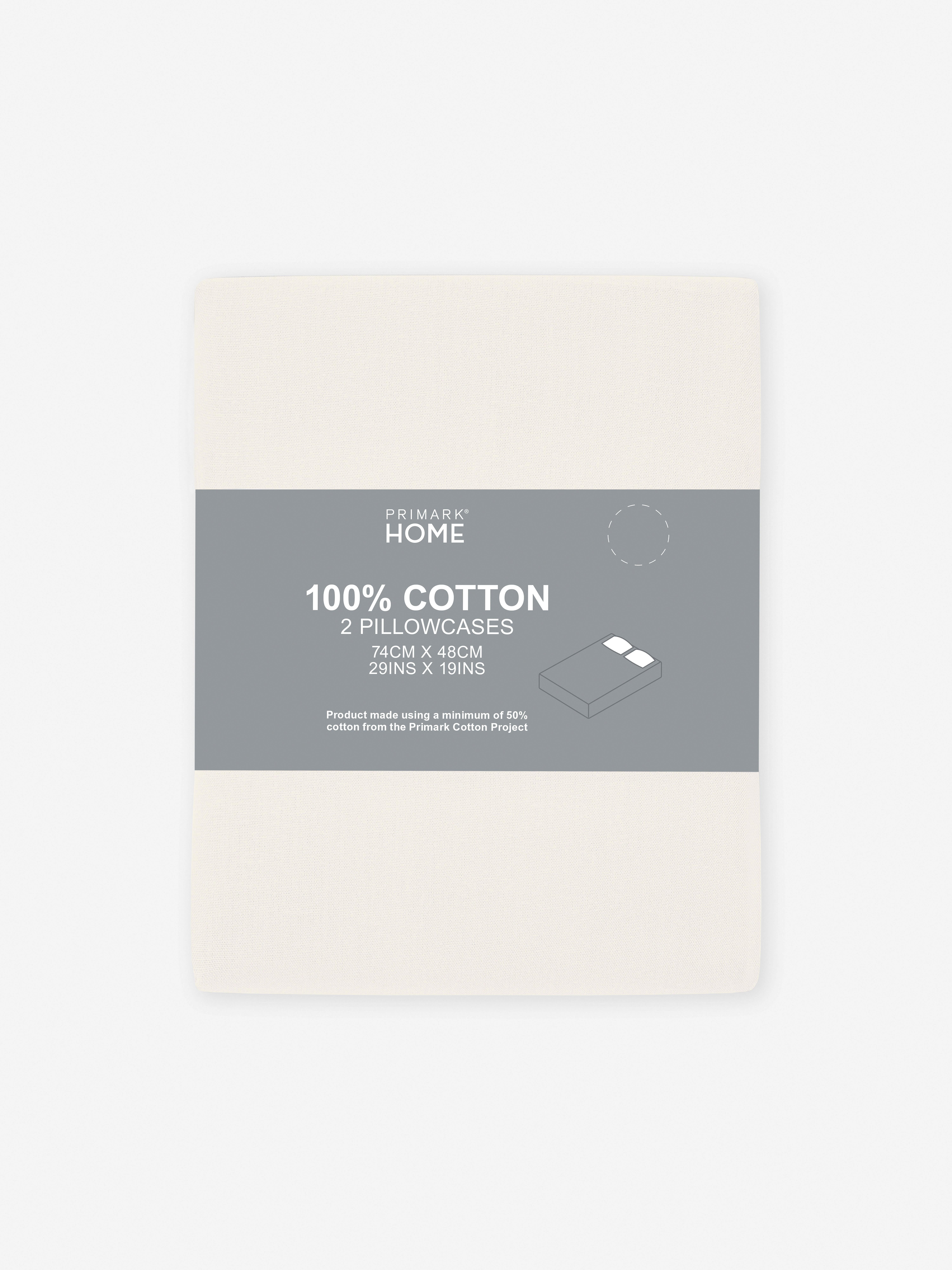 2pk Sateen Pillowcases