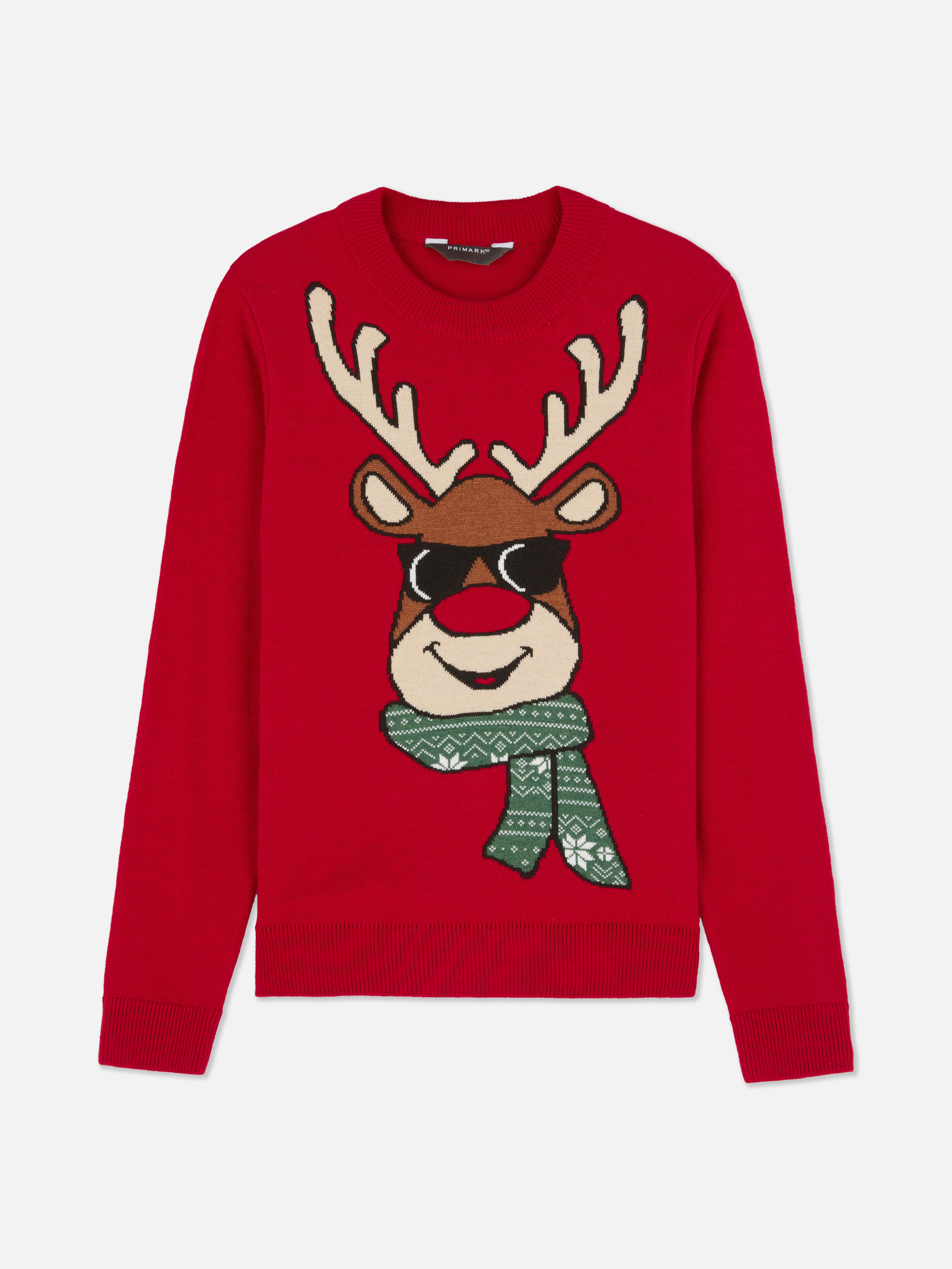 7-15 jr | Kersttrui met rendier