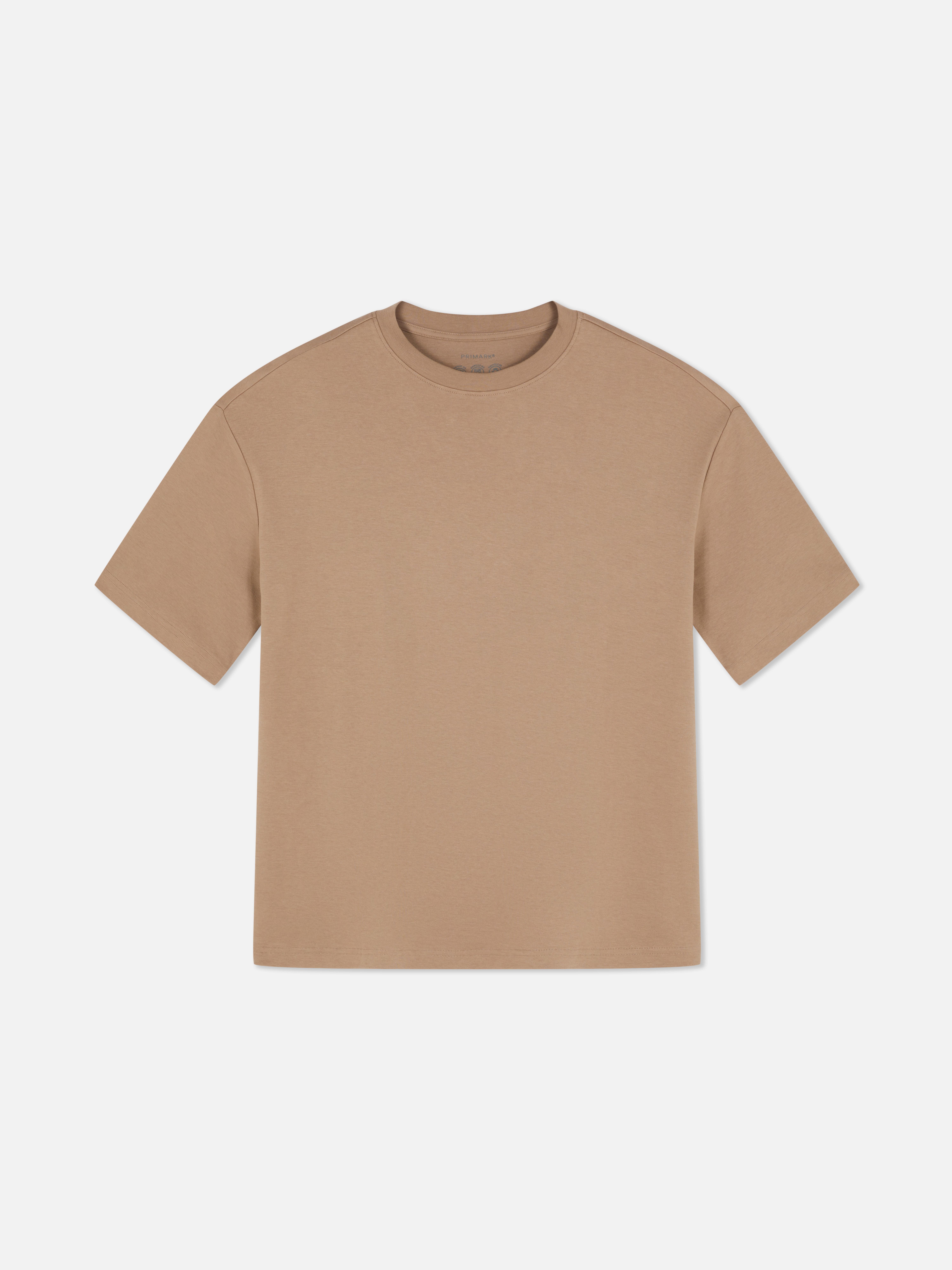 T-shirt algodão corte folgado
